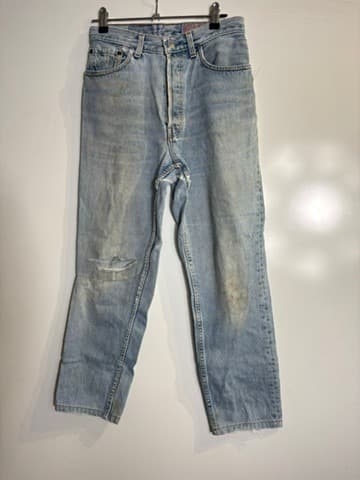 Levi's Vintage High-Waisted Denim Jeans Light Wash Size 28 — photo 4 of 6