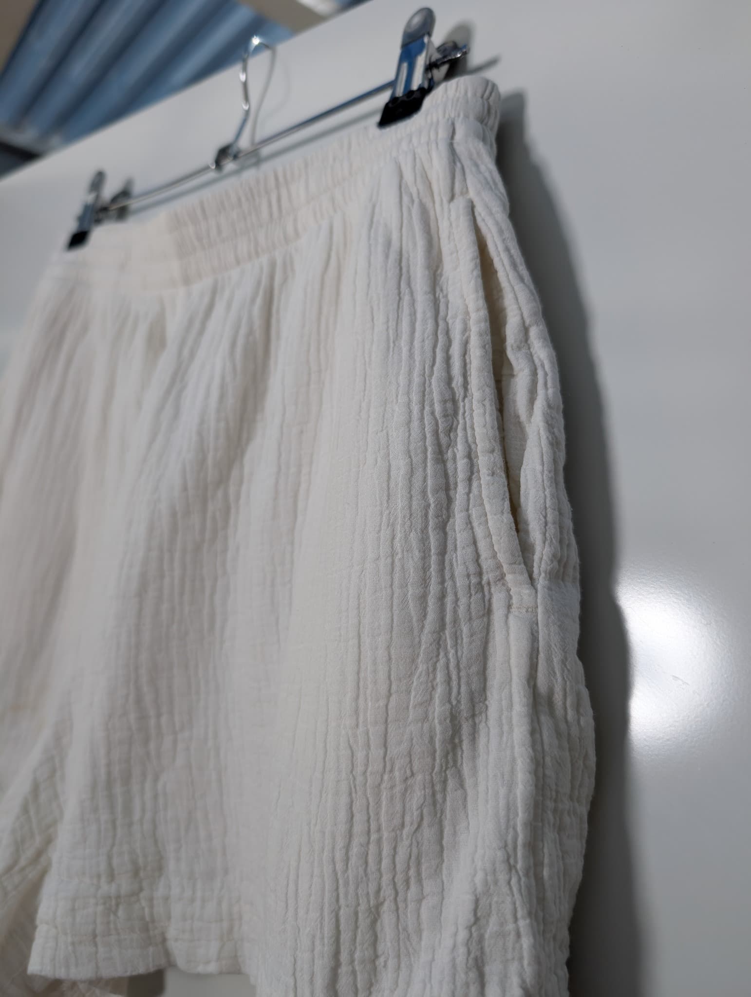 Lioness Eyelet Tie-Front Shorts White Women's XS — photo 9 of 15