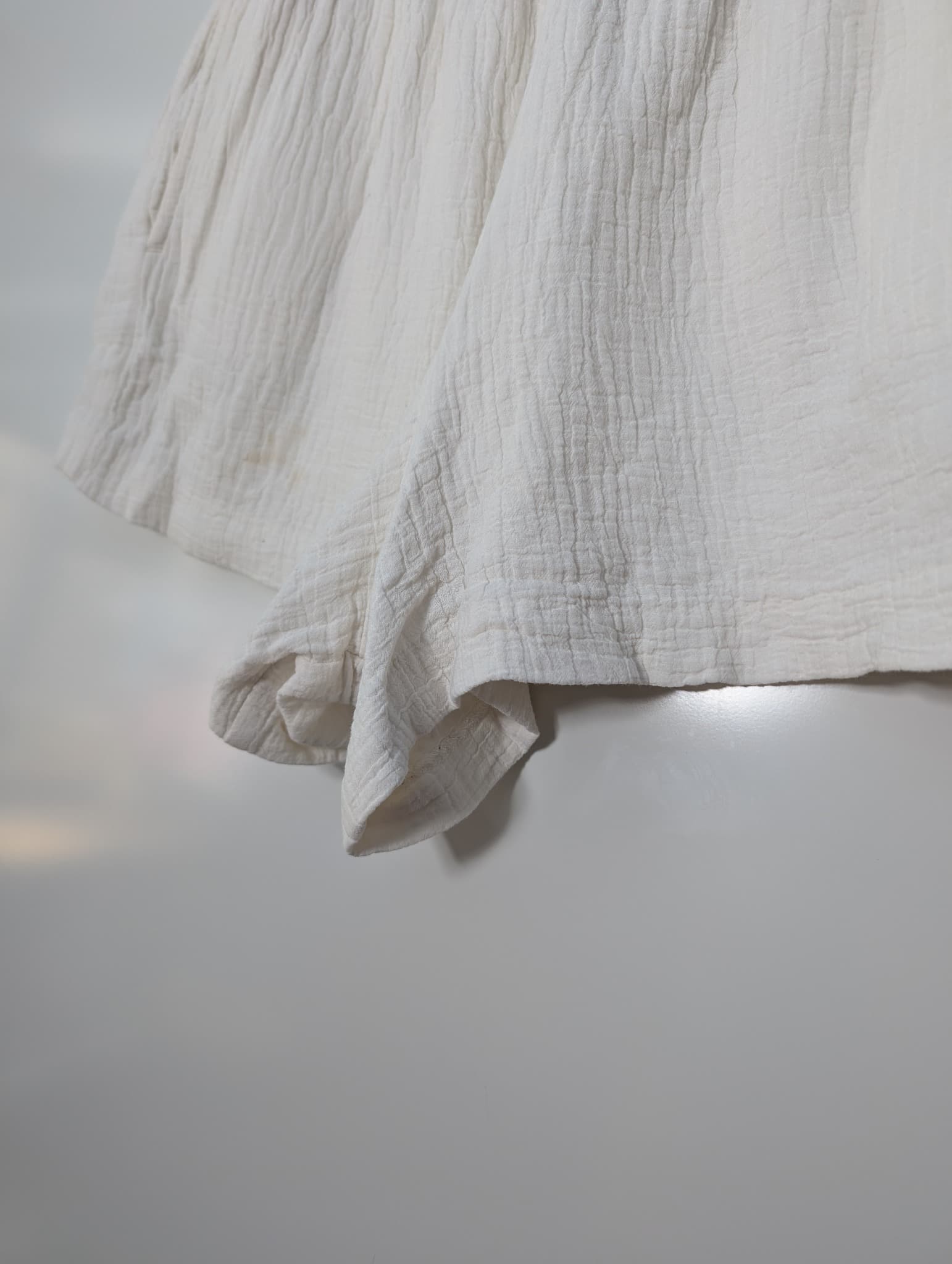 Lioness Eyelet Tie-Front Shorts White Women's XS — photo 10 of 15
