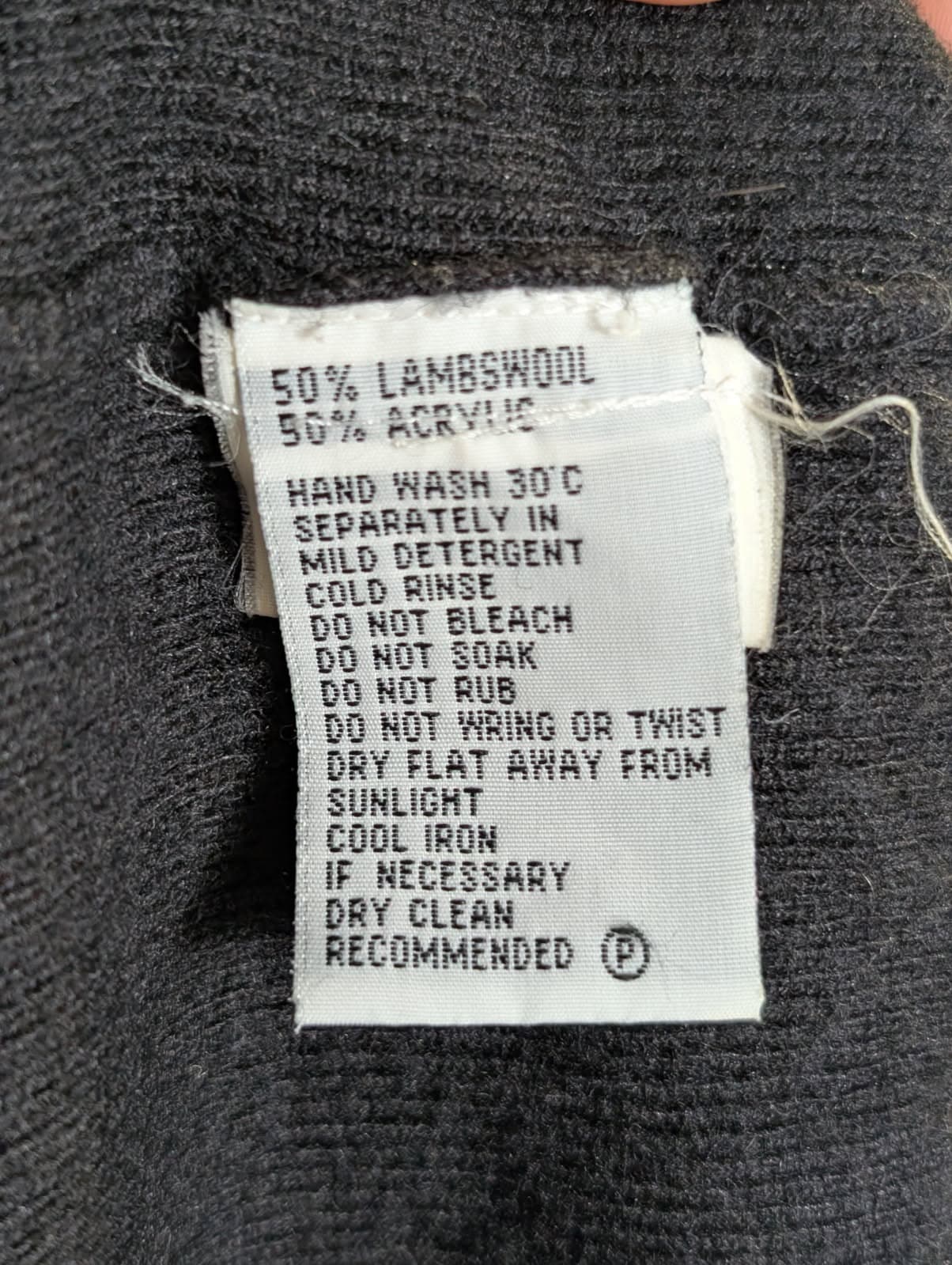 Lisa Ho Black Long Sleeve Knit Sweater - Size 10 — photo 3 of 7