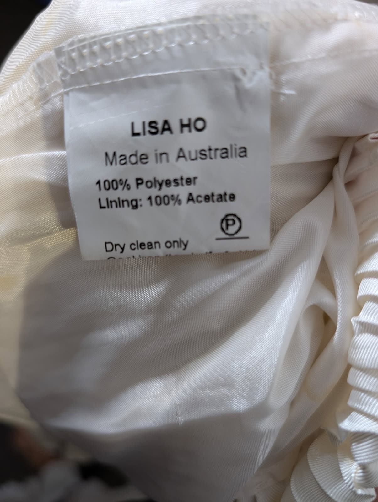 Lisa Ho Cream Pleated Ruffle Skirt - Women's AUS 10 — photo 3 of 7