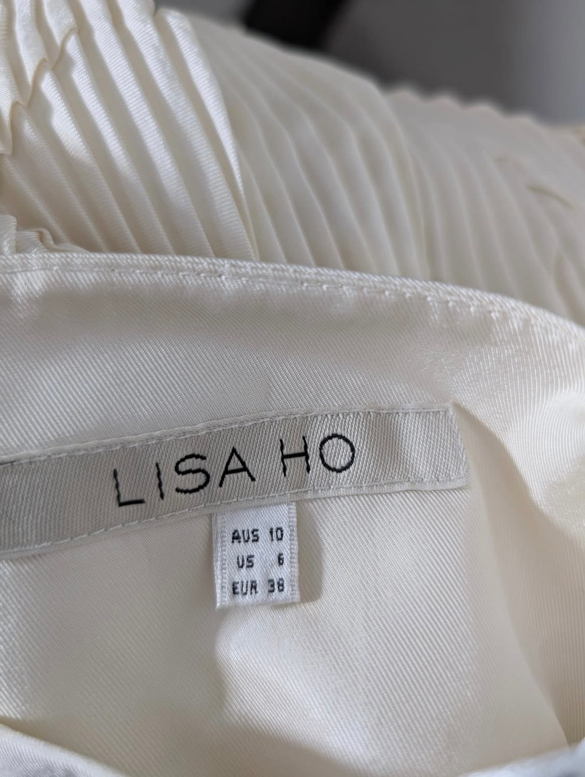 Lisa Ho Cream Pleated Ruffle Skirt - Women's AUS 10 — photo 4 of 7