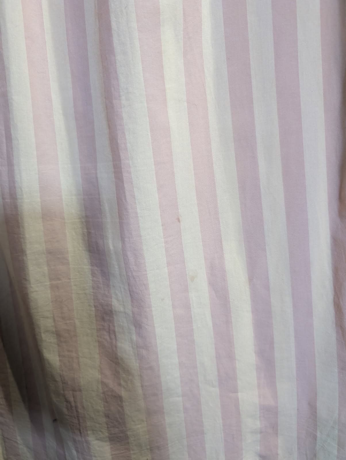 LMND The Boyfriend Shirt Striped Cotton Button-Down Peach Yellow Size S — photo 4 of 10