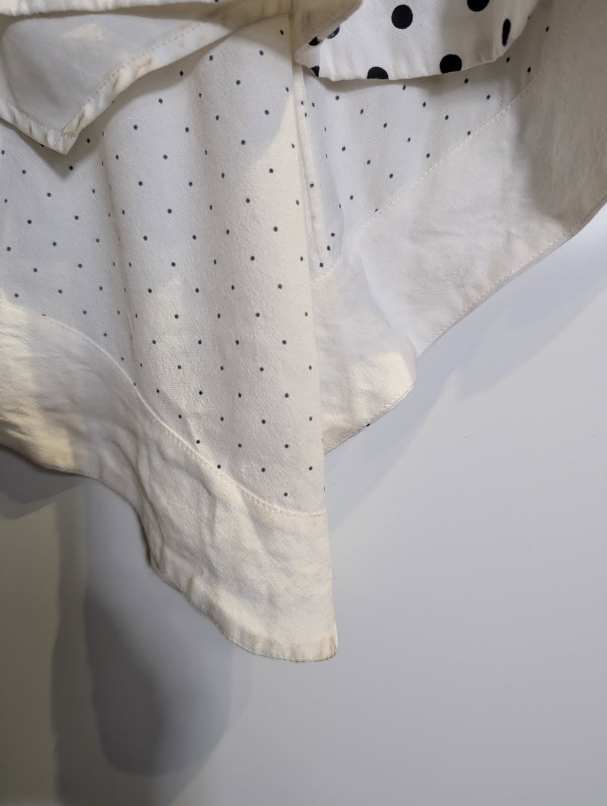 LMND The Boyfriend Shirt Striped Cotton Button-Down Peach Yellow Size S — photo 10 of 10
