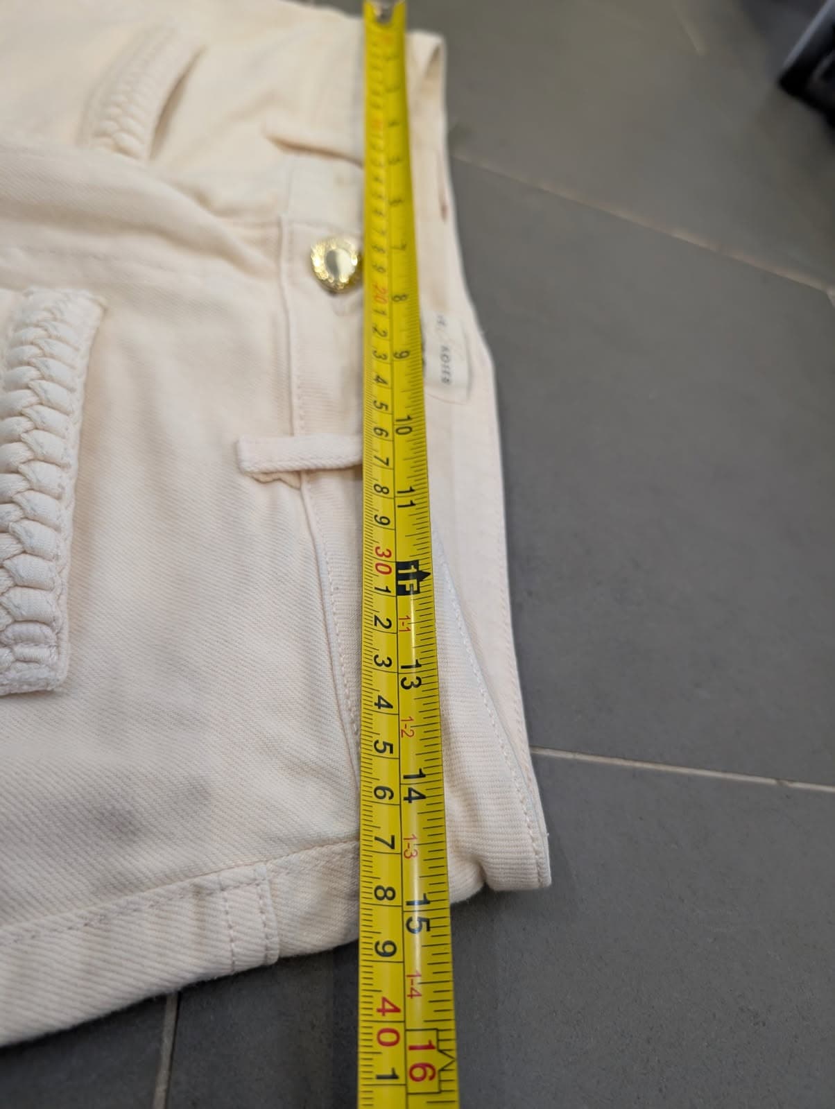 Love & Roses Cream Denim Jeans - Size UK 12 / US 8 — photo 9 of 9