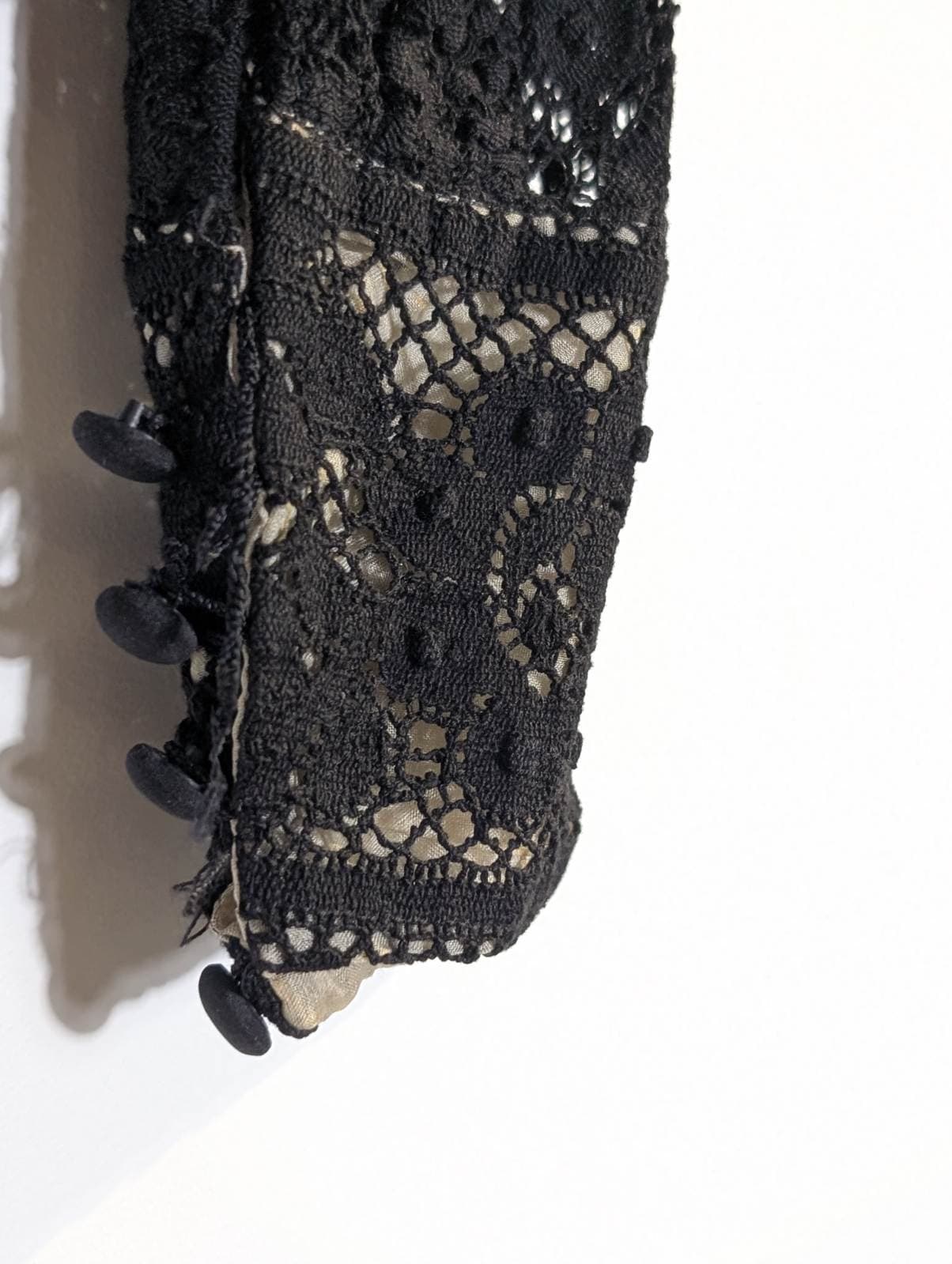 Lover Vintage Black Lace Peplum Blouse - Women's AU 6 — photo 10 of 10