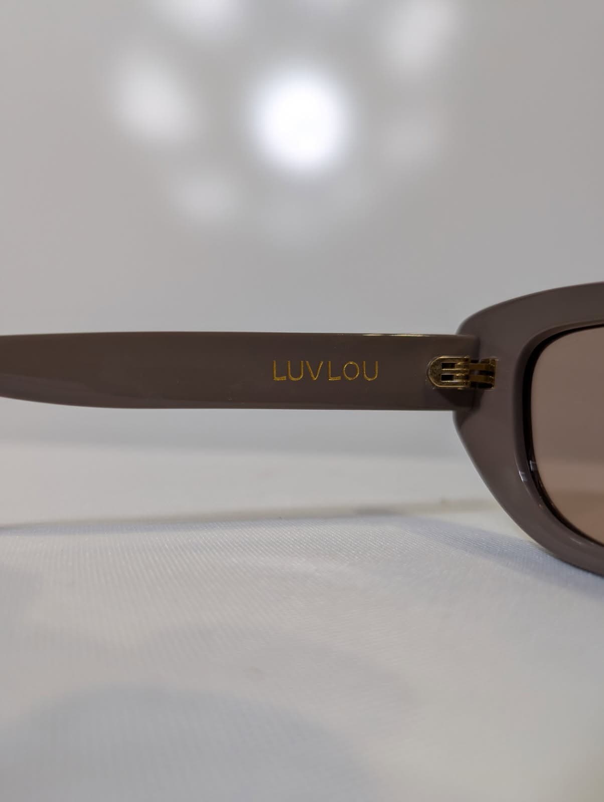 Luv Lou The Gia Sunglasses Brown Handcrafted Acetate Frames — photo 2 of 5