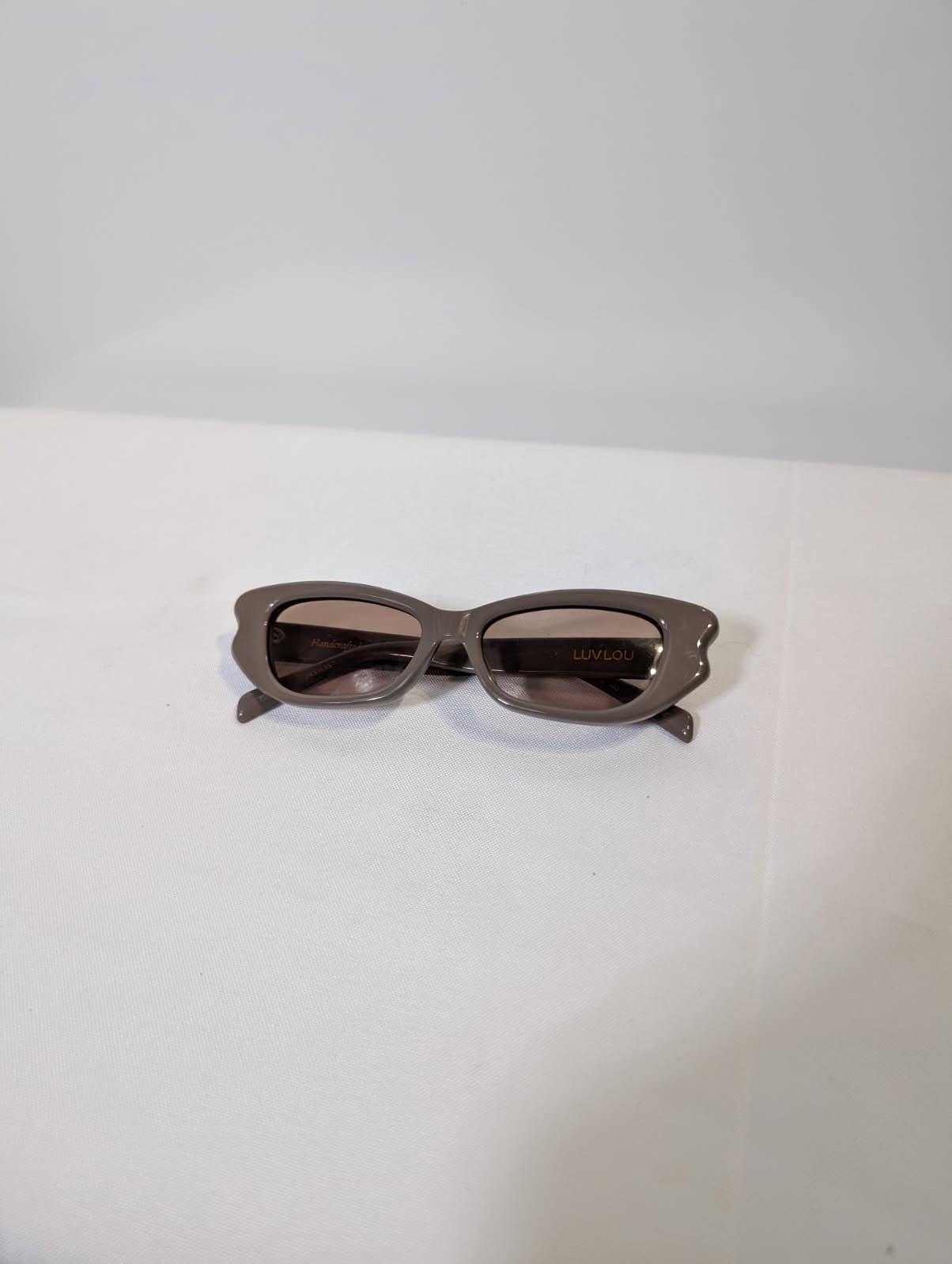 Luv Lou The Gia Sunglasses Brown Handcrafted Acetate Frames — photo 3 of 5