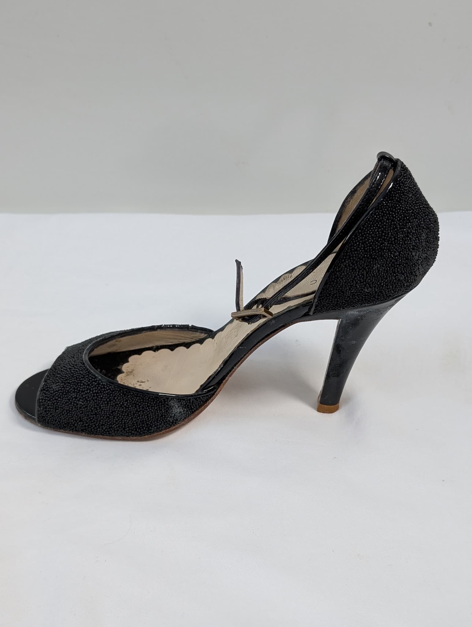 Marc Jacobs Peep Toe Ankle Strap Heels Black EU 38 — photo 2 of 17