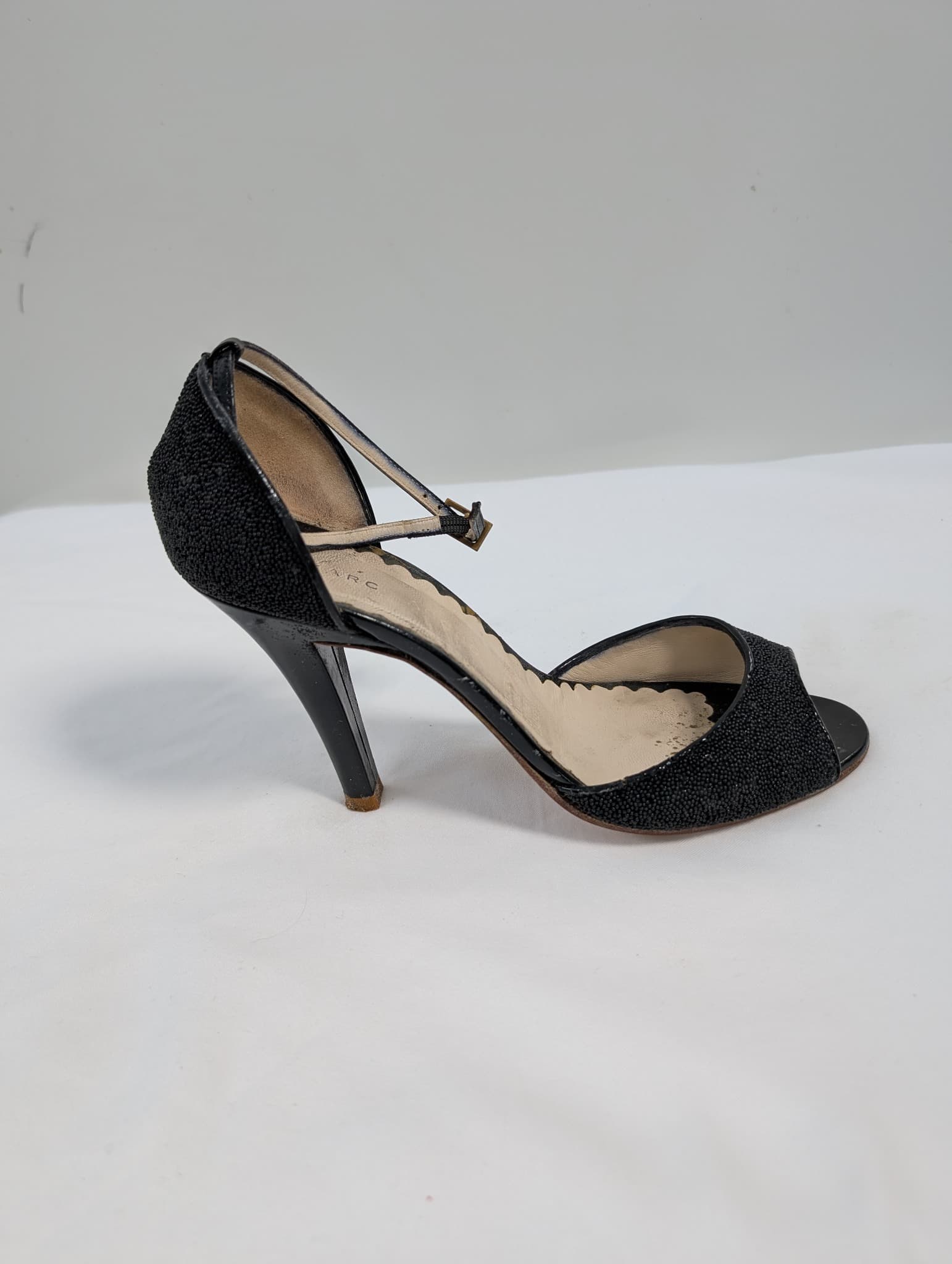 Marc Jacobs Peep Toe Ankle Strap Heels Black EU 38 — photo 4 of 17