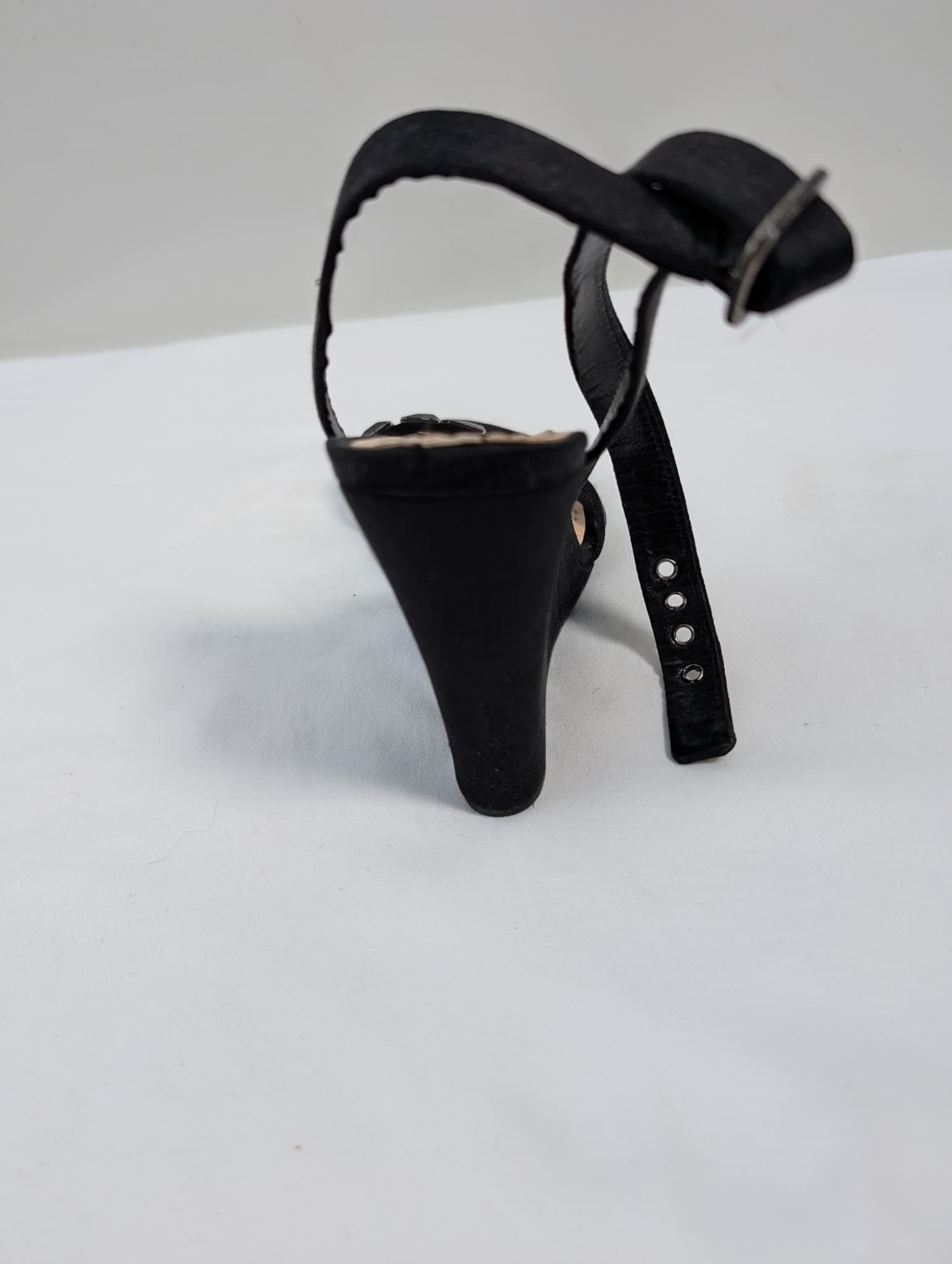 Marc Jacobs Peep Toe Ankle Strap Heels Black EU 38 — photo 12 of 17