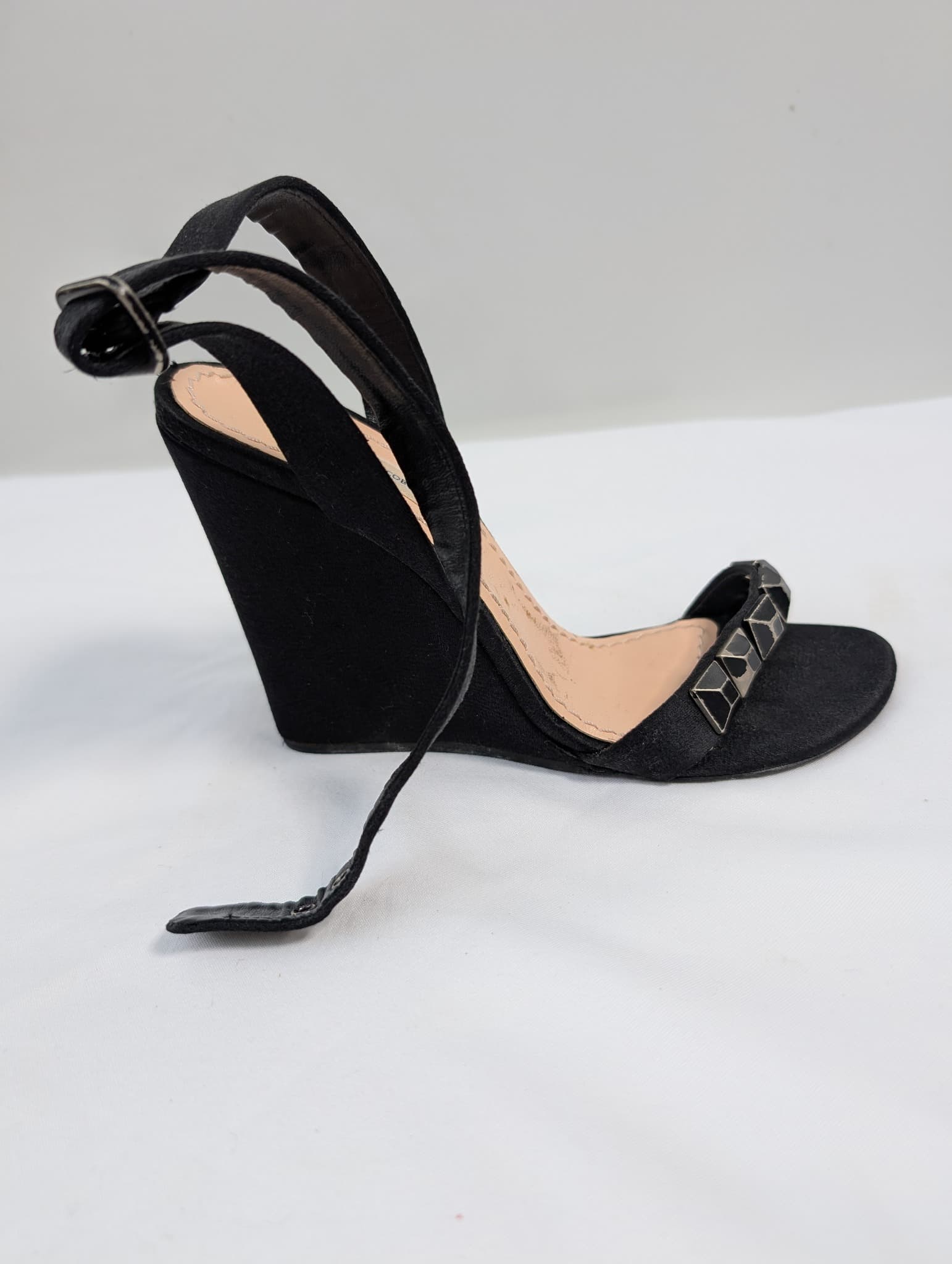 Marc Jacobs Peep Toe Ankle Strap Heels Black EU 38 — photo 13 of 17