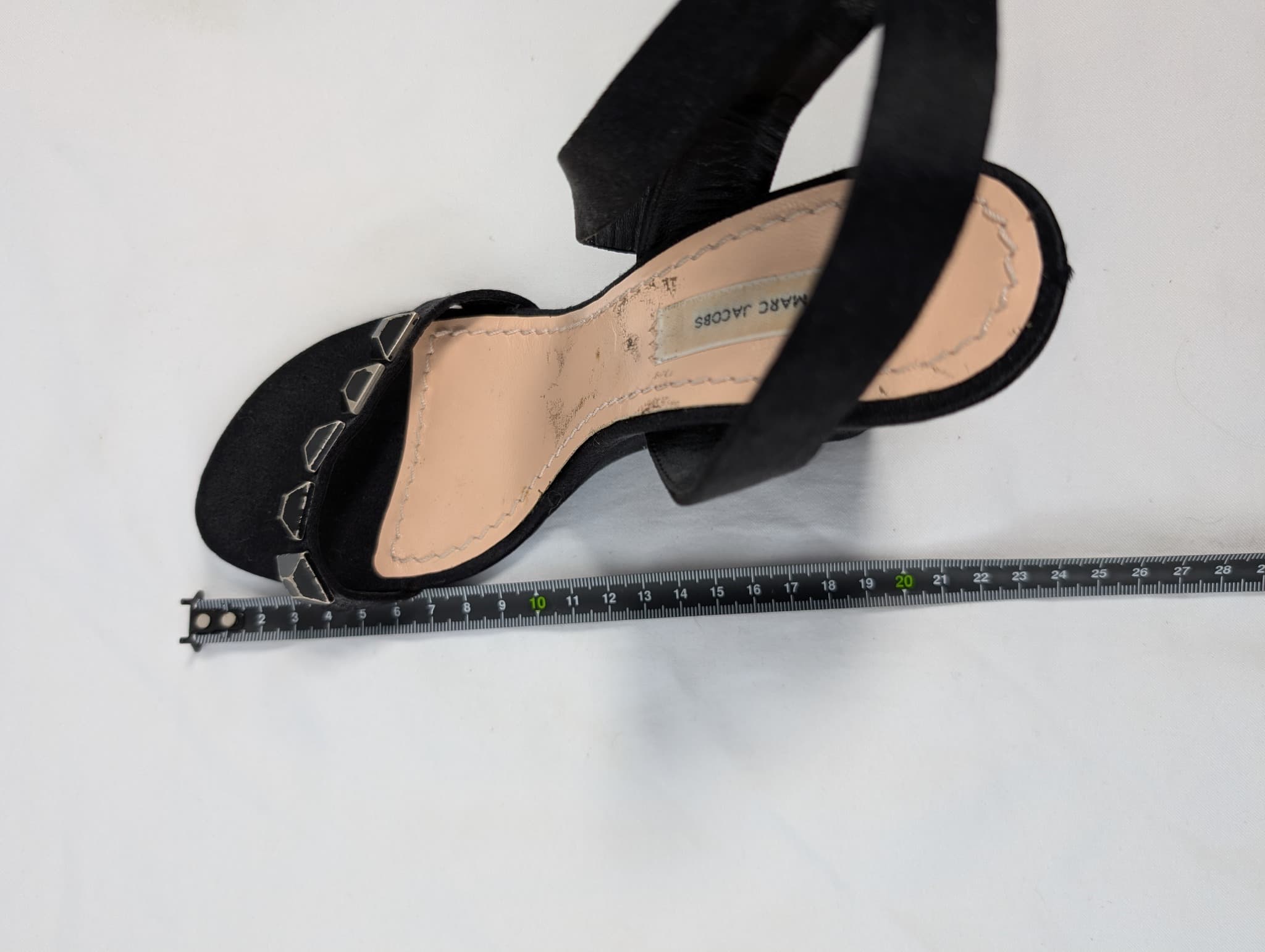 Marc Jacobs Peep Toe Ankle Strap Heels Black EU 38 — photo 16 of 17