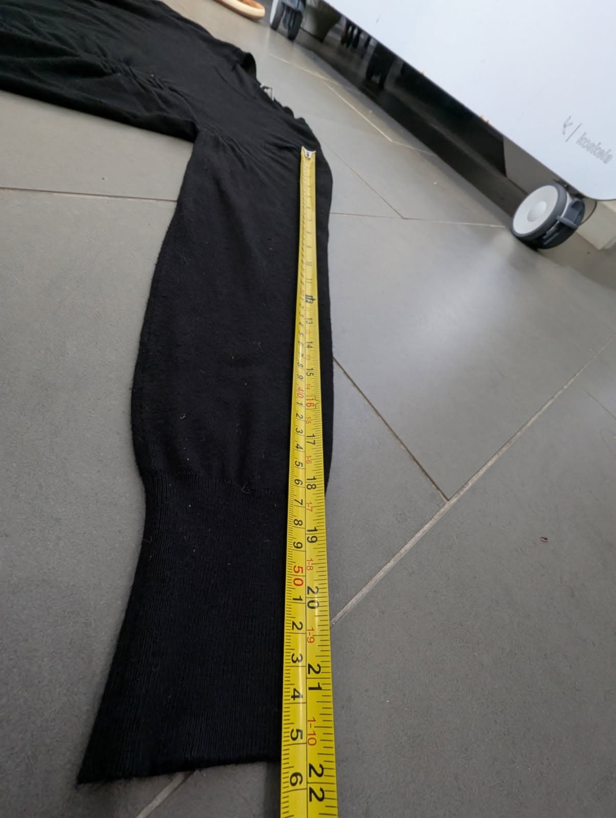 Marcs Black Ruched Side Detail Sweater - Long Sleeve Knit — photo 7 of 8