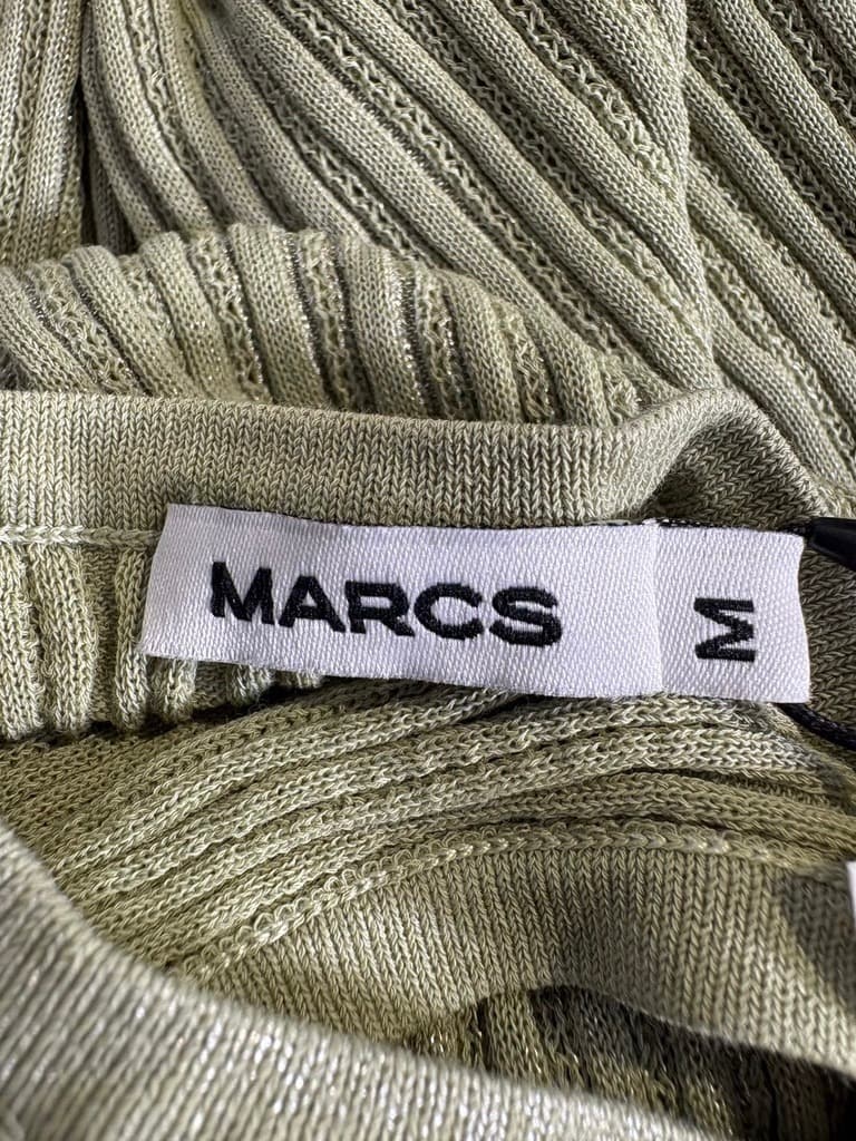 Marcs Imogen Foil Rib Tank Top Olive Green Size M — photo 2 of 4