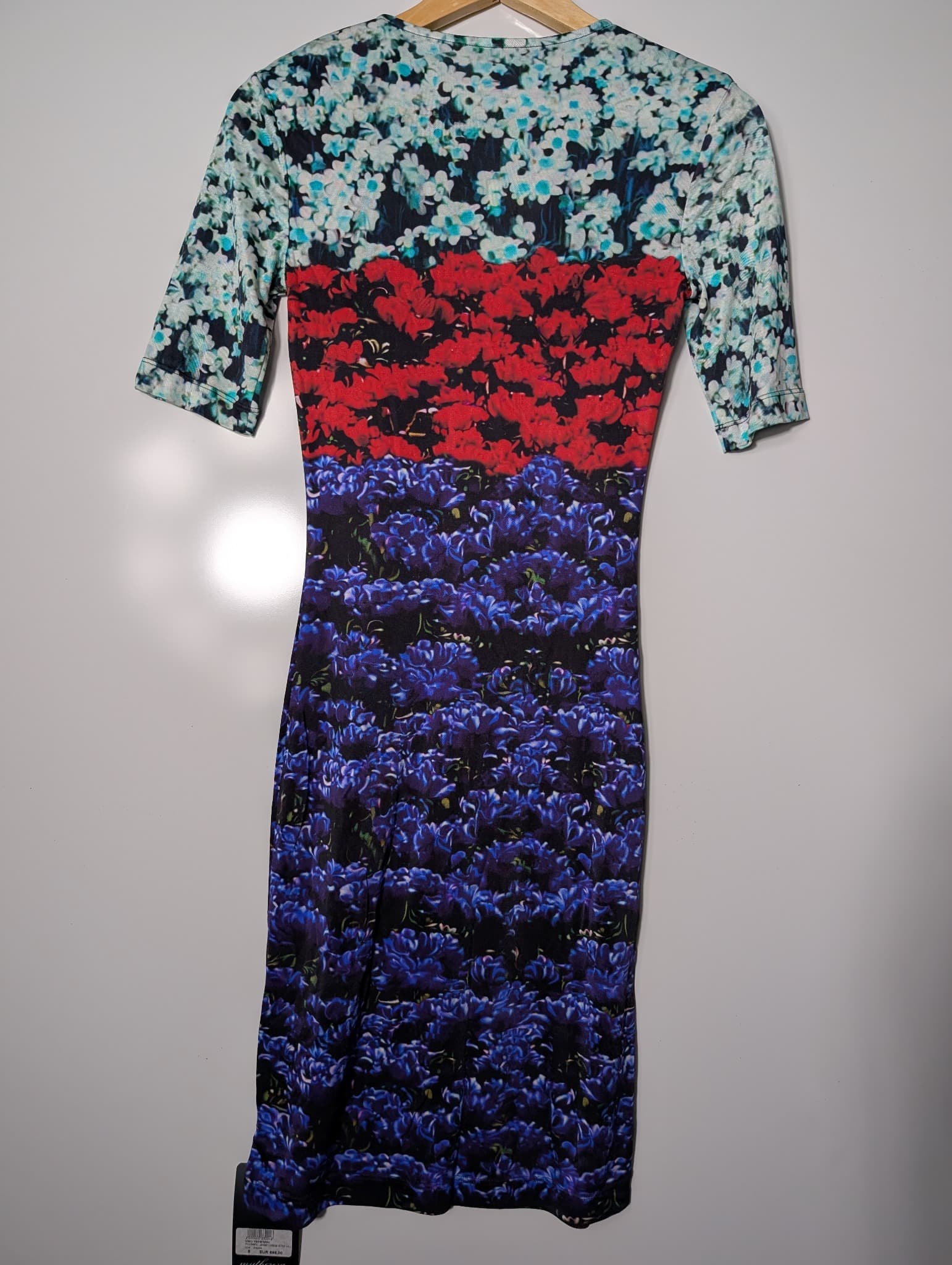 Mary Katrantzou Floral Print Silk Jersey Sheath Dress Size S — photo 3 of 8