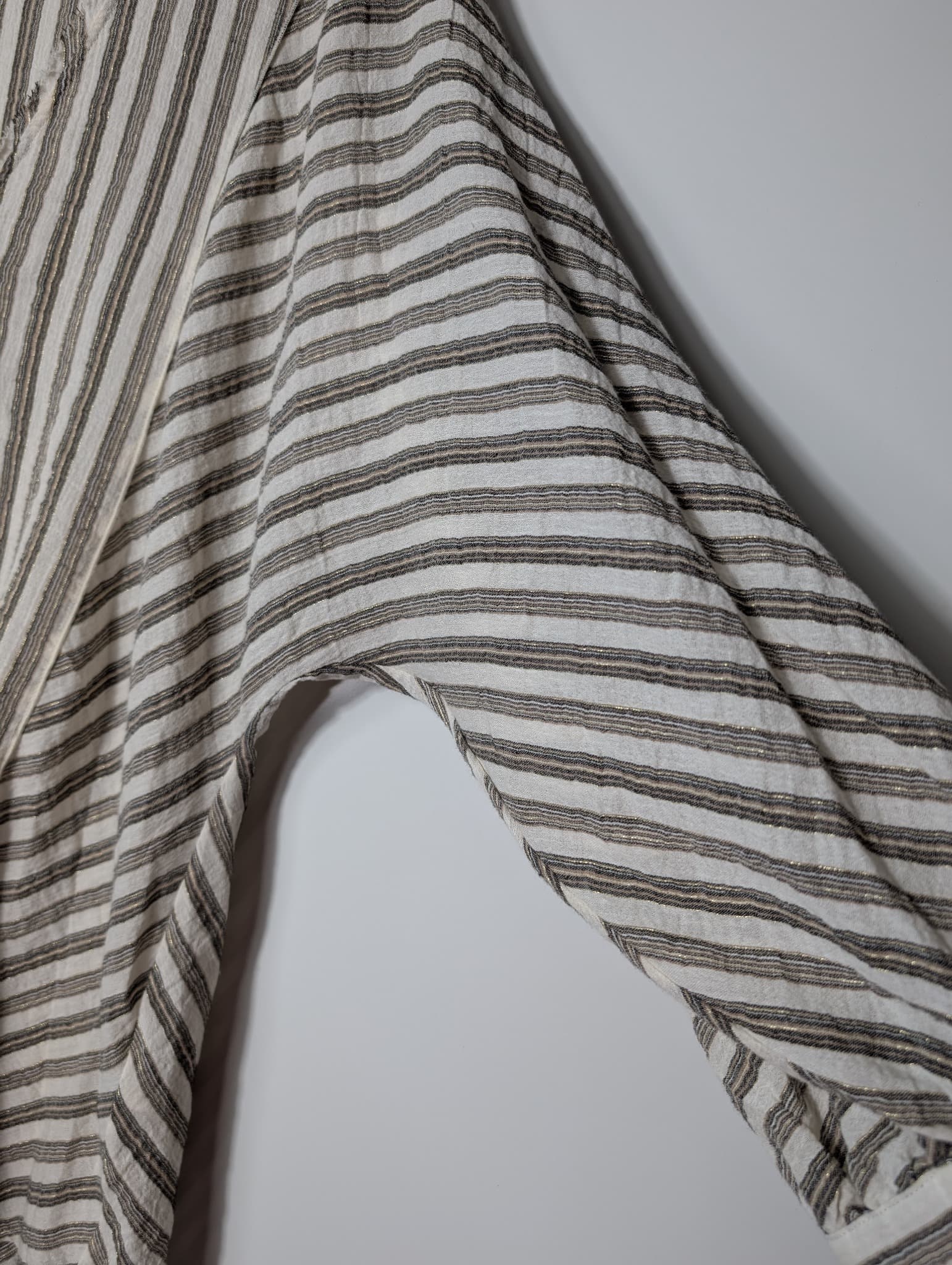 Massimo Dutti Striped Button-Down Blouse Women's XS — photo 3 of 9