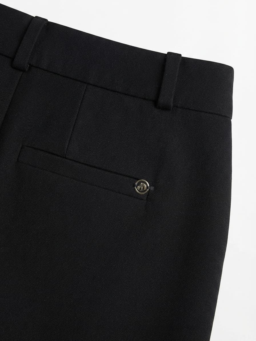 Massimo Dutti Women's Black Trousers EU 42 — photo 2 of 7