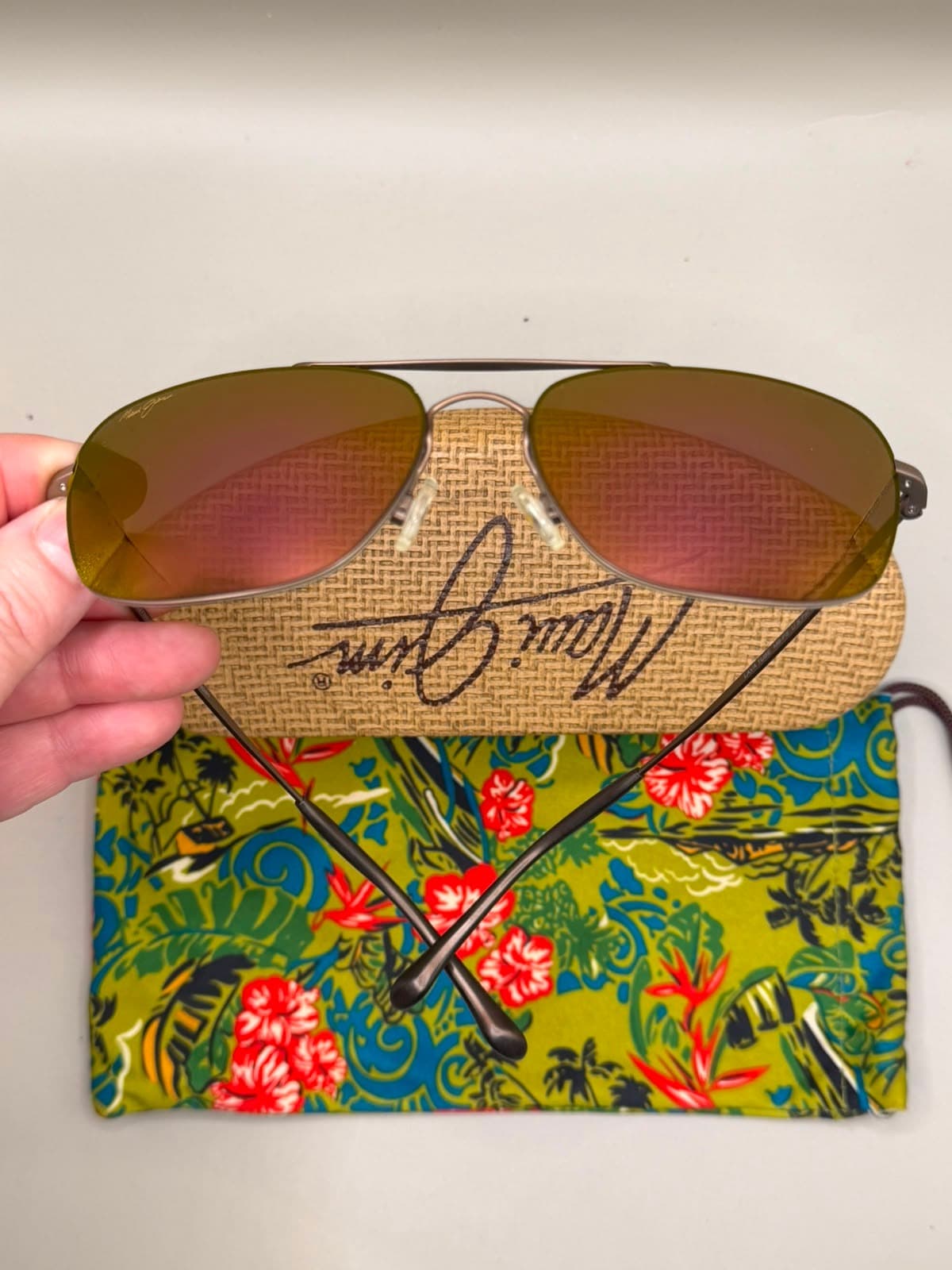 Maui Jim Lighthouse Polarized Sunglasses Bronze — photo 4 of 5