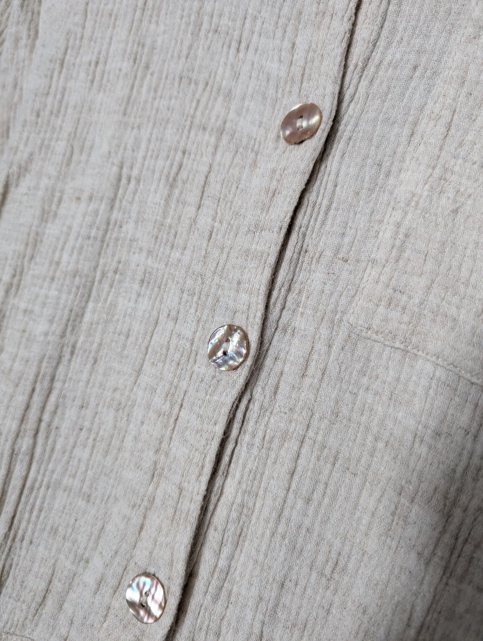 Maurie + Eve Long Sleeve Button-Up Jumpsuit Fawn AU 12 — photo 2 of 9