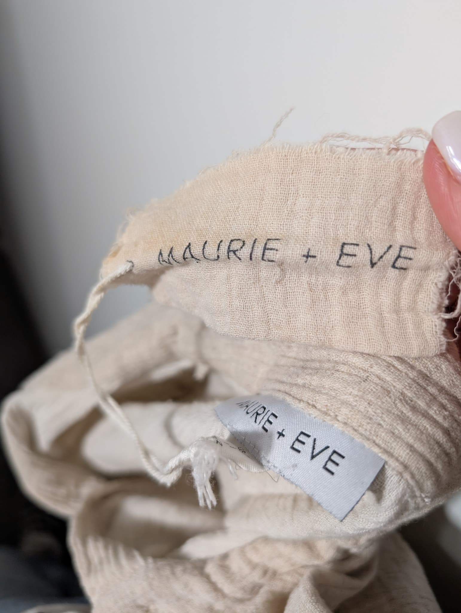 Maurie + Eve Long Sleeve Button-Up Jumpsuit Fawn AU 12 — photo 8 of 9