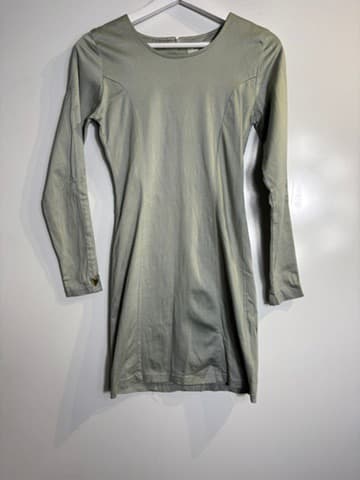 Maurie & Eve Long Sleeve Mini Dress Sage Green Size 8 — photo 5 of 5