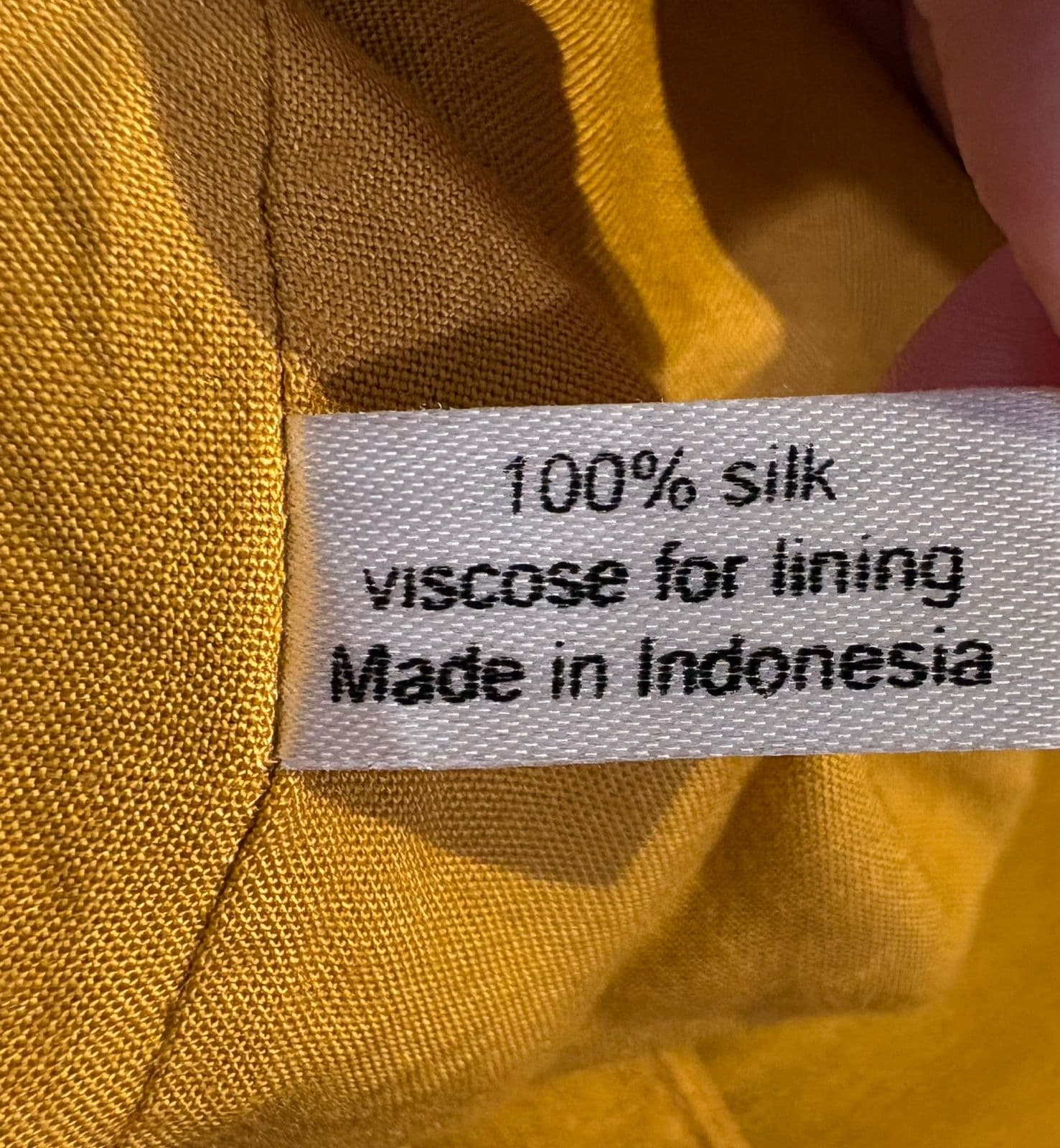 Maurie & Eve Silk Ruffle Shirt Dress Mustard AU 10 — photo 5 of 6