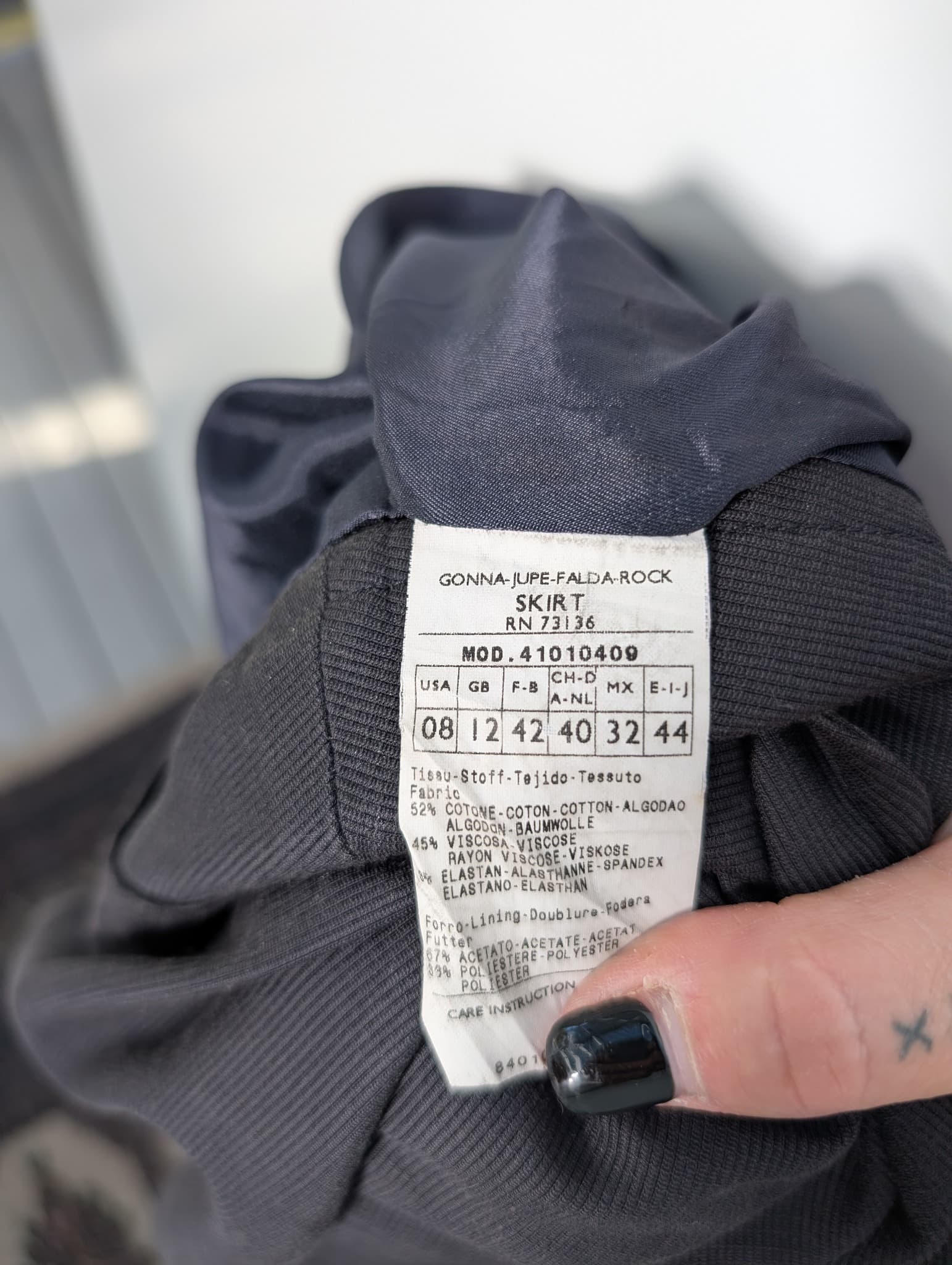 MAX&Co. Pleated Mini Skirt Black UK 12 — photo 6 of 7