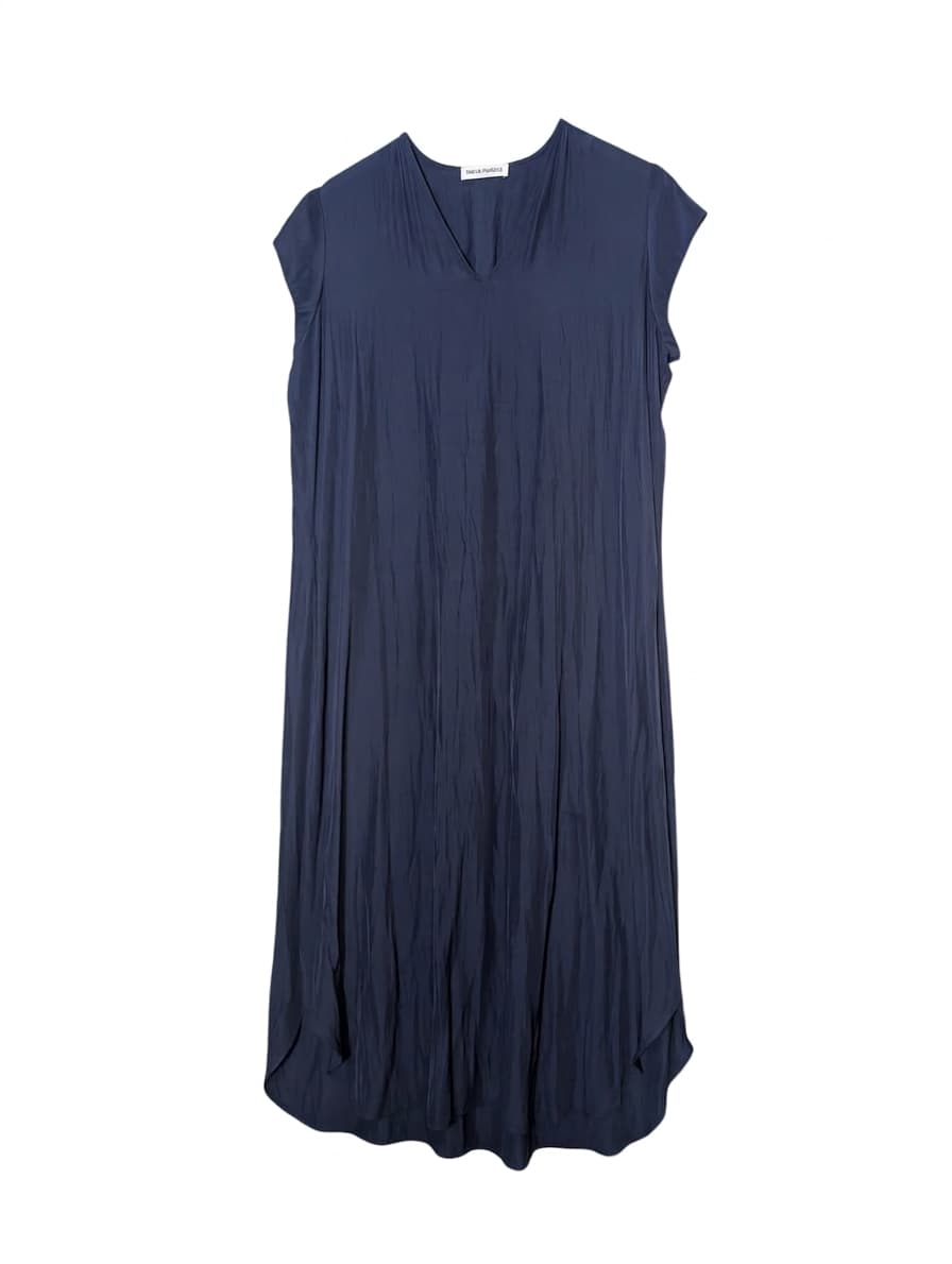 Mela Purdie V-Neck Sleeveless Dress - Navy Blue Women's Size 10 — photo 1 of 7