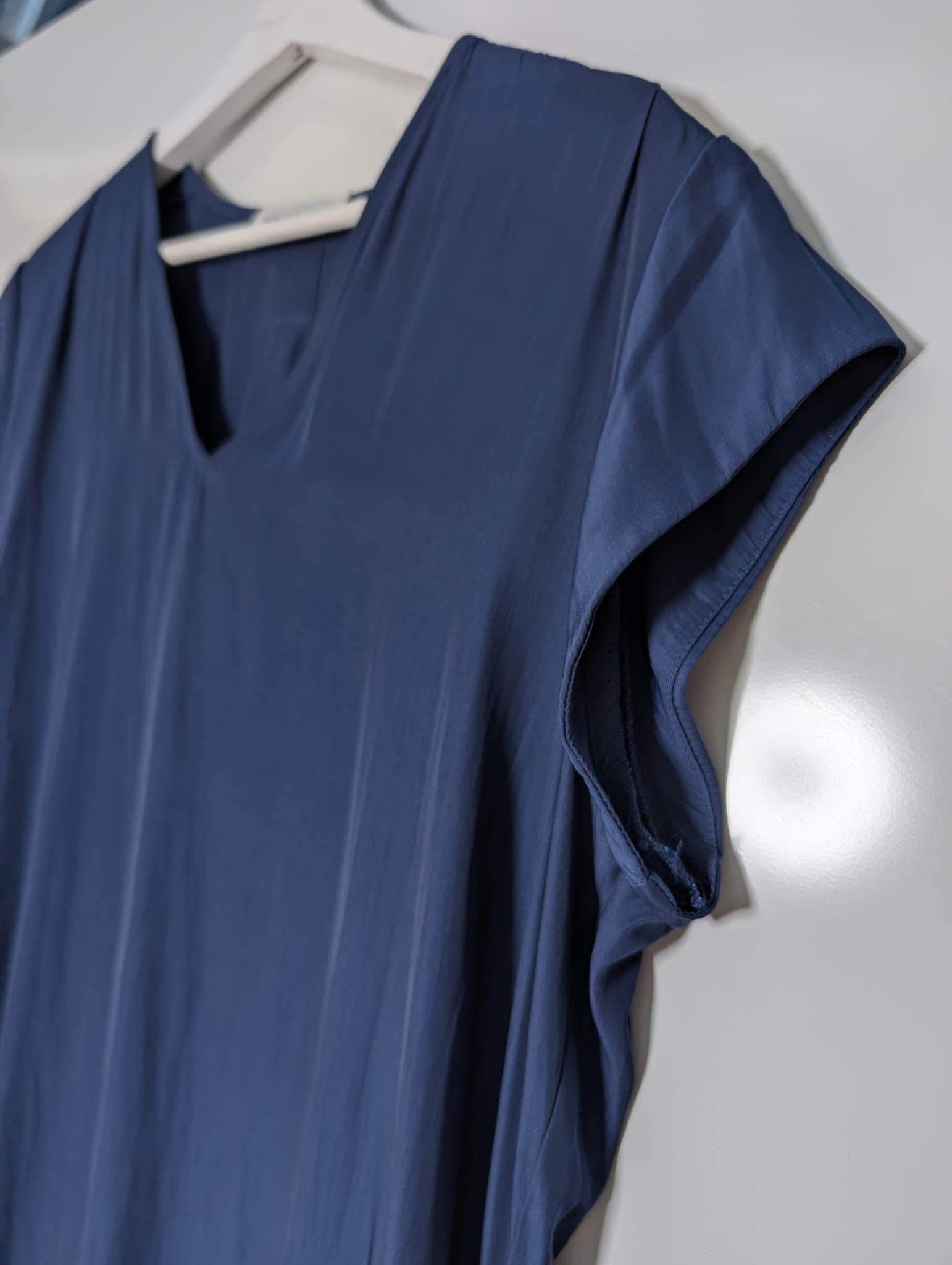 Mela Purdie V-Neck Sleeveless Dress Navy Women's AU 10 — photo 4 of 9