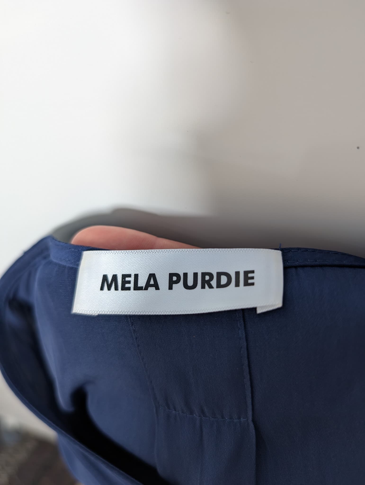 Mela Purdie V-Neck Sleeveless Dress Navy Women's AU 10 — photo 6 of 9