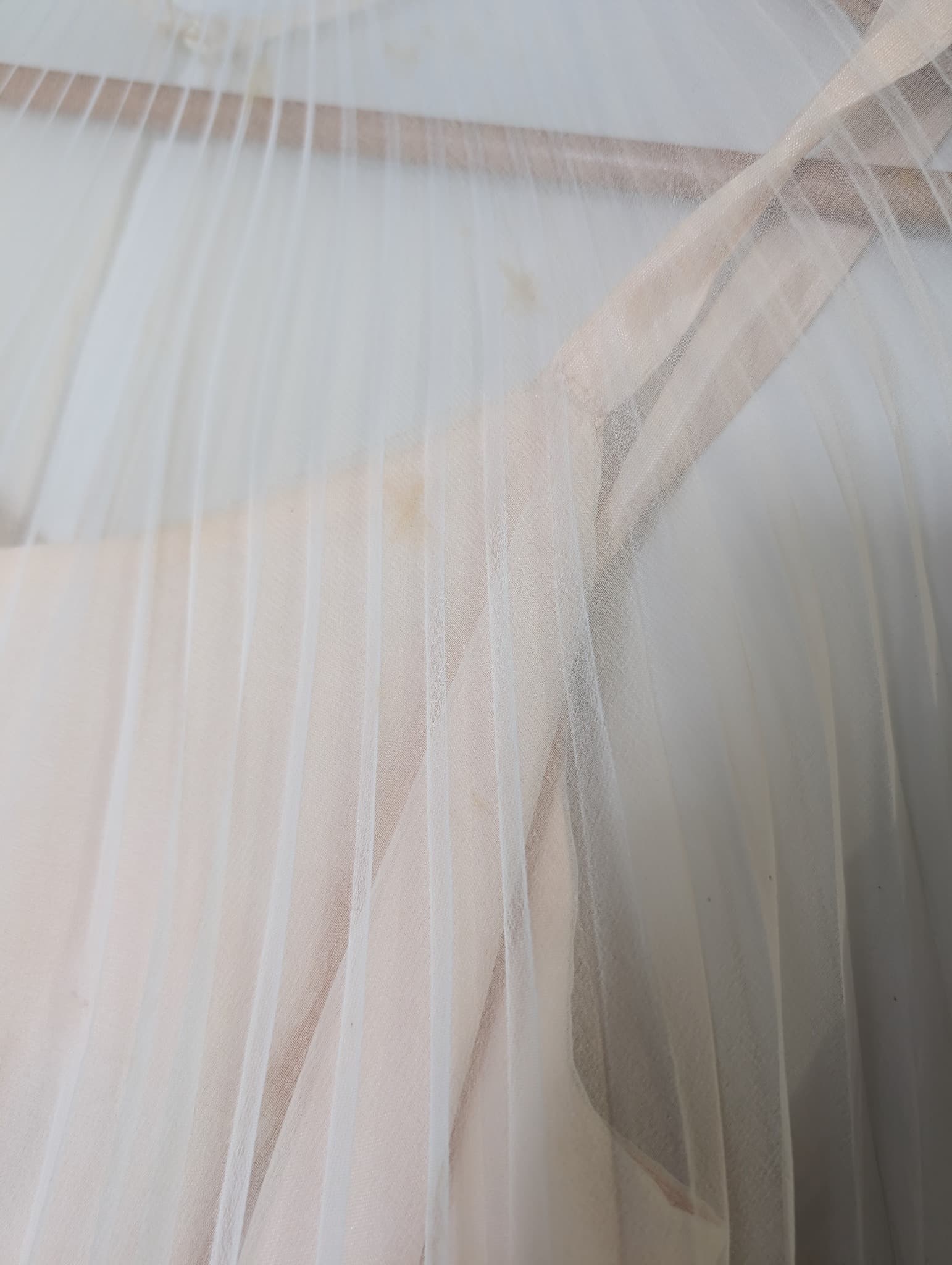 Merco Daron Pleated Chiffon Angel Sleeve Maxi Dress Pale Pink Size 12 — photo 4 of 13