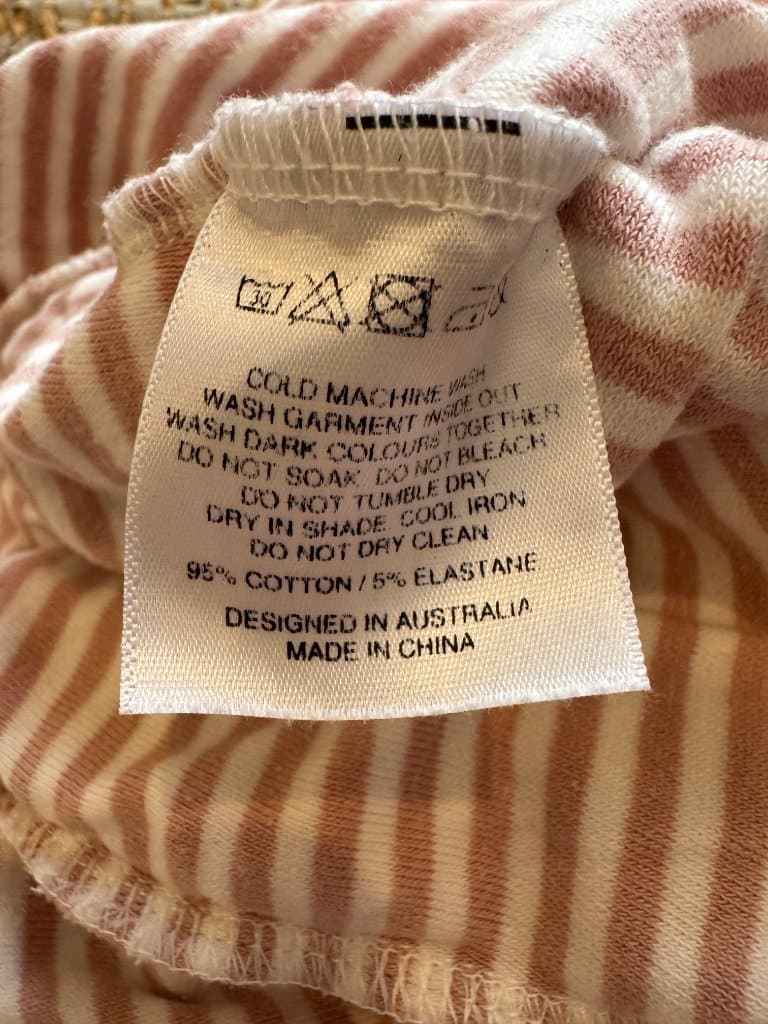 Miann & Co Women's Striped Terry Cloth Hooded Cover-Up Dress - Size XS — photo 3 of 8