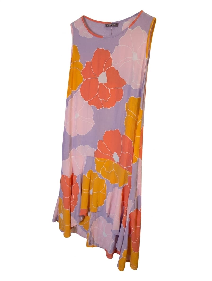 Mister Zimi Floral Sleeveless Midi Dress - Size 12 — photo 1 of 8