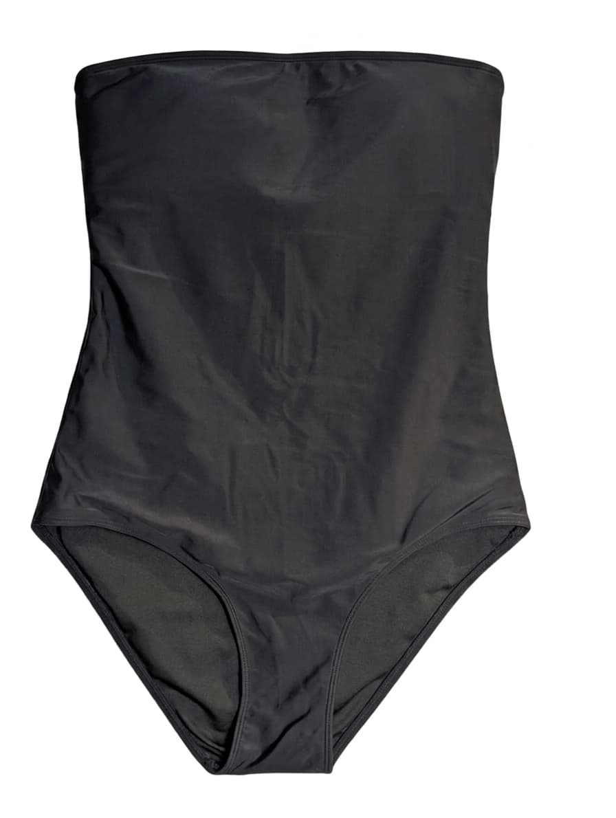 Mister Zimi Strapless One-Piece Swimsuit Black Size 14 — photo 1 of 8