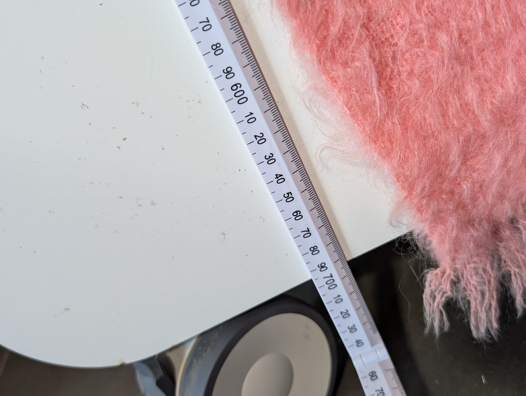 Mohair Blend Scarf Dusty Pink One Size — photo 7 of 7