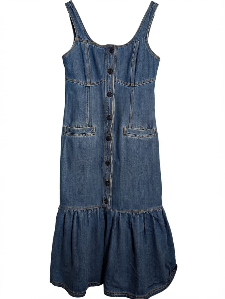 Morrison Denim Button-Front Midi Dress Blue Size 1 — photo 1 of 7