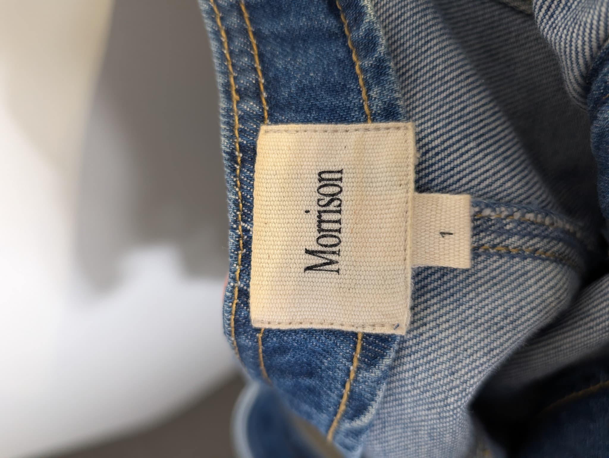Morrison Denim Button-Front Midi Dress Blue Size 1 — photo 5 of 7