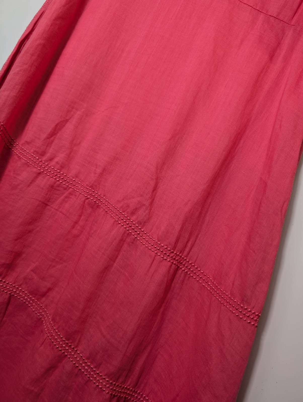 Morrison One-Shoulder Tiered Midi Dress Pink Size 2 — photo 6 of 8