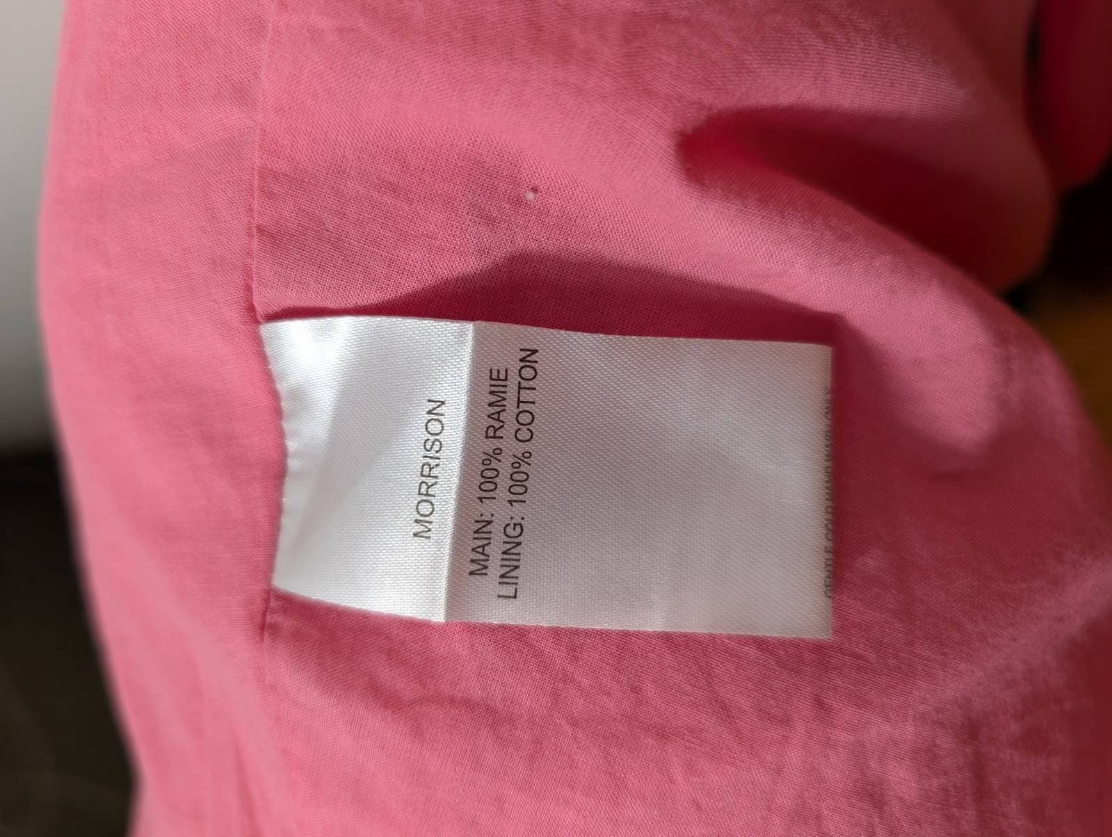 Morrison One-Shoulder Tiered Midi Dress Pink Size 2 — photo 3 of 8