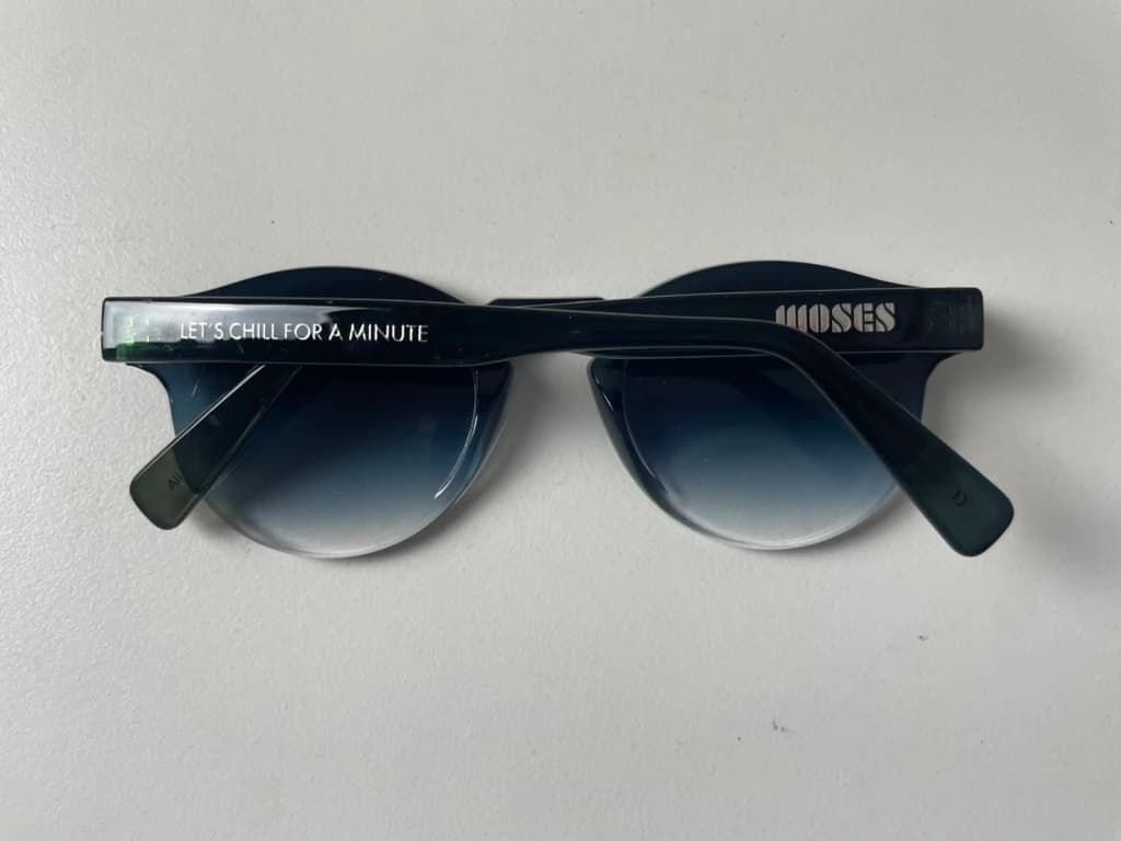 MOSES Unisex Sunglasses Gradient Lens Let's Chill For A Minute — photo 2 of 2