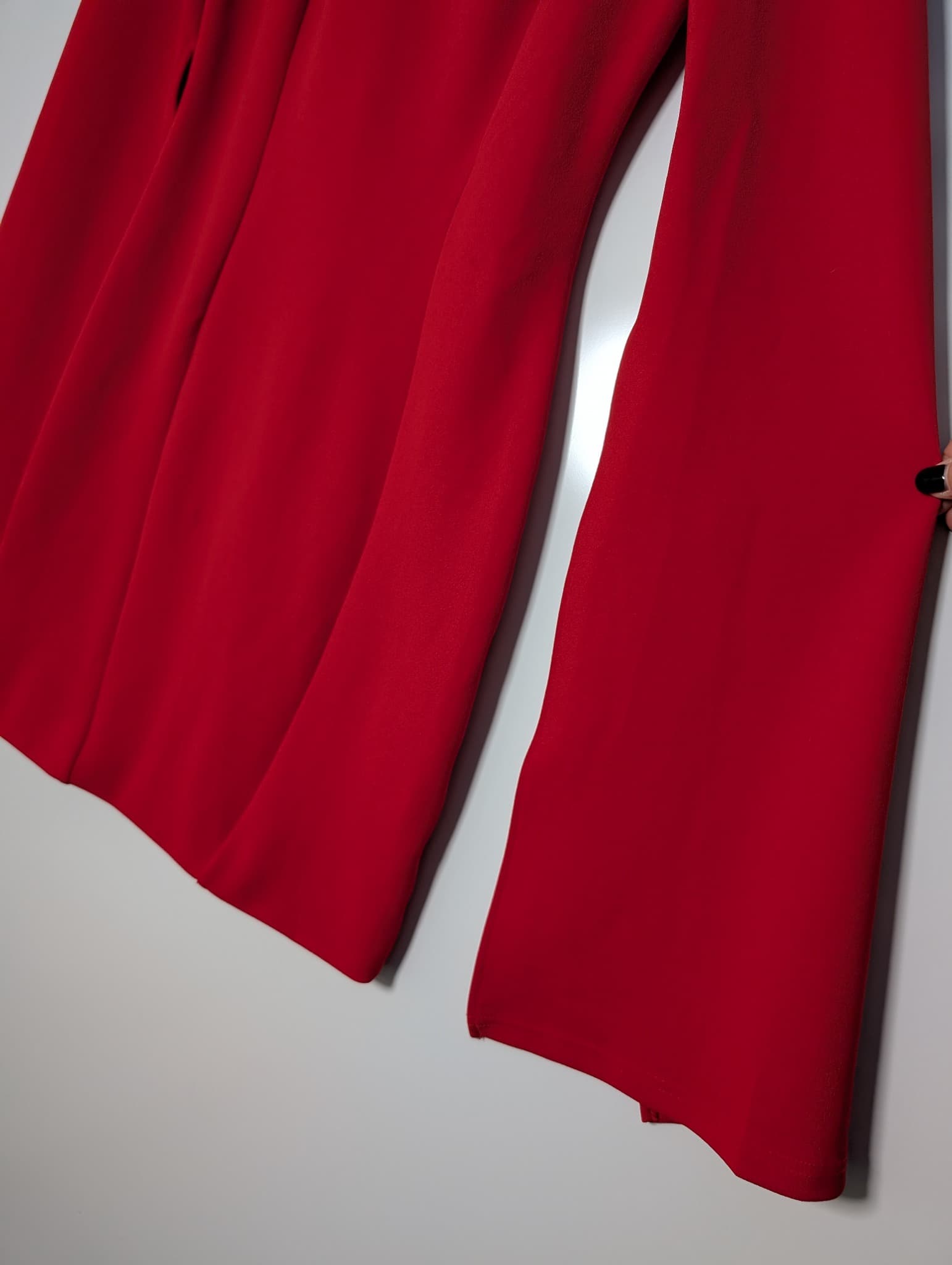 Mossman The Sense of Mystery Dress Red Cape Sleeve Mini AU 8 — photo 2 of 9