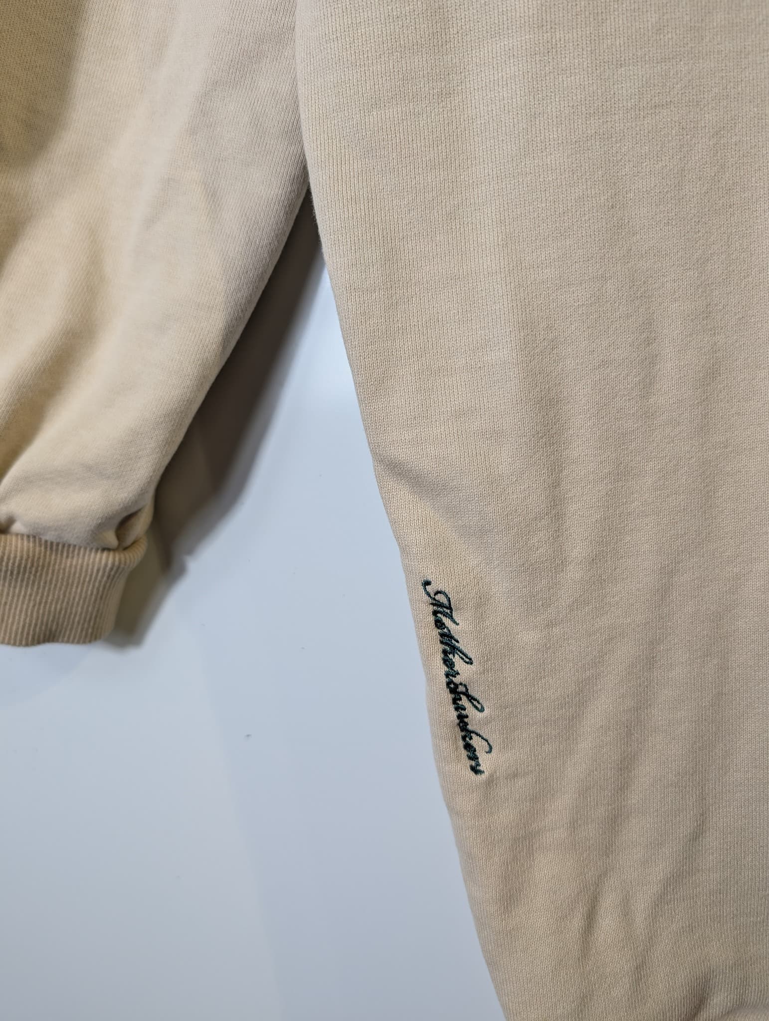 motherchuckers Work From Home Club 2020 Embroidered Sweatshirt Beige XS-S — photo 5 of 6