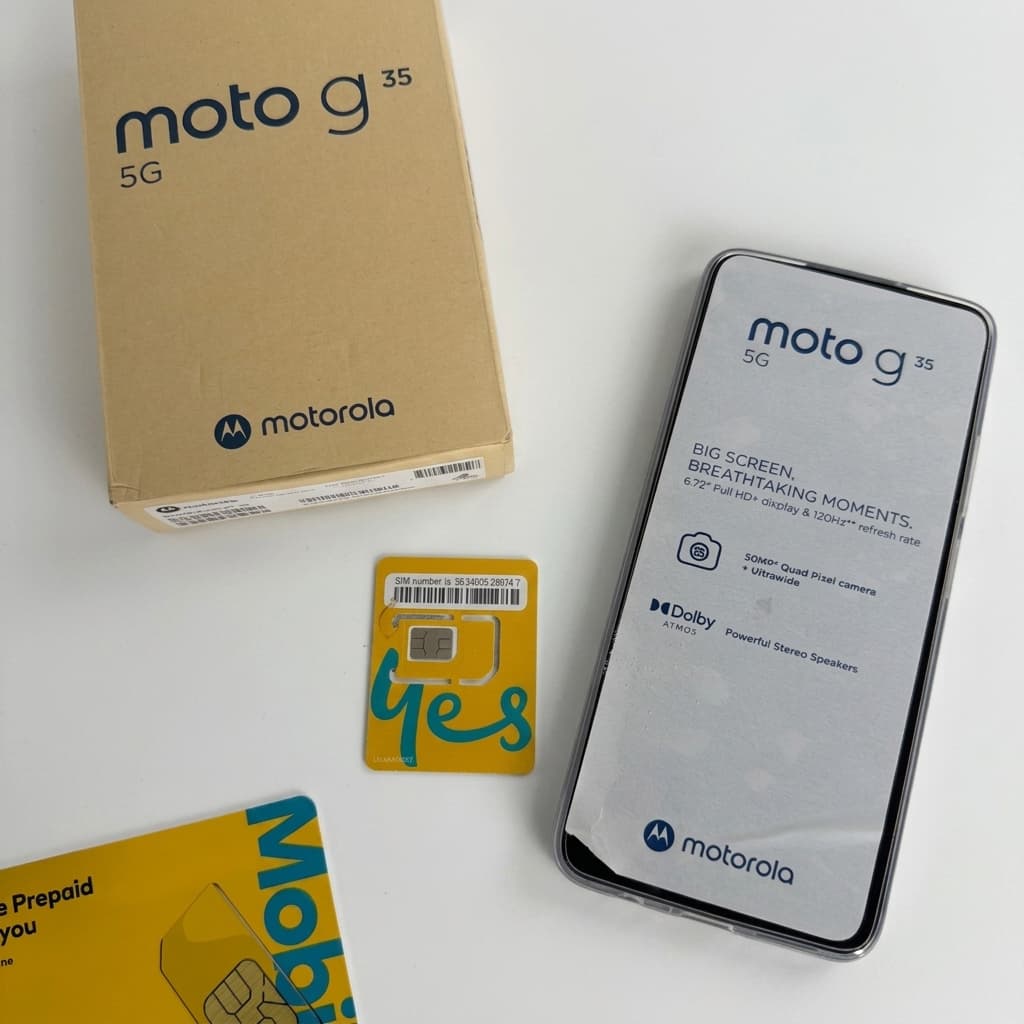 Motorola Moto G35 5G - 128GB Midnight Black Smartphone — photo 1 of 8