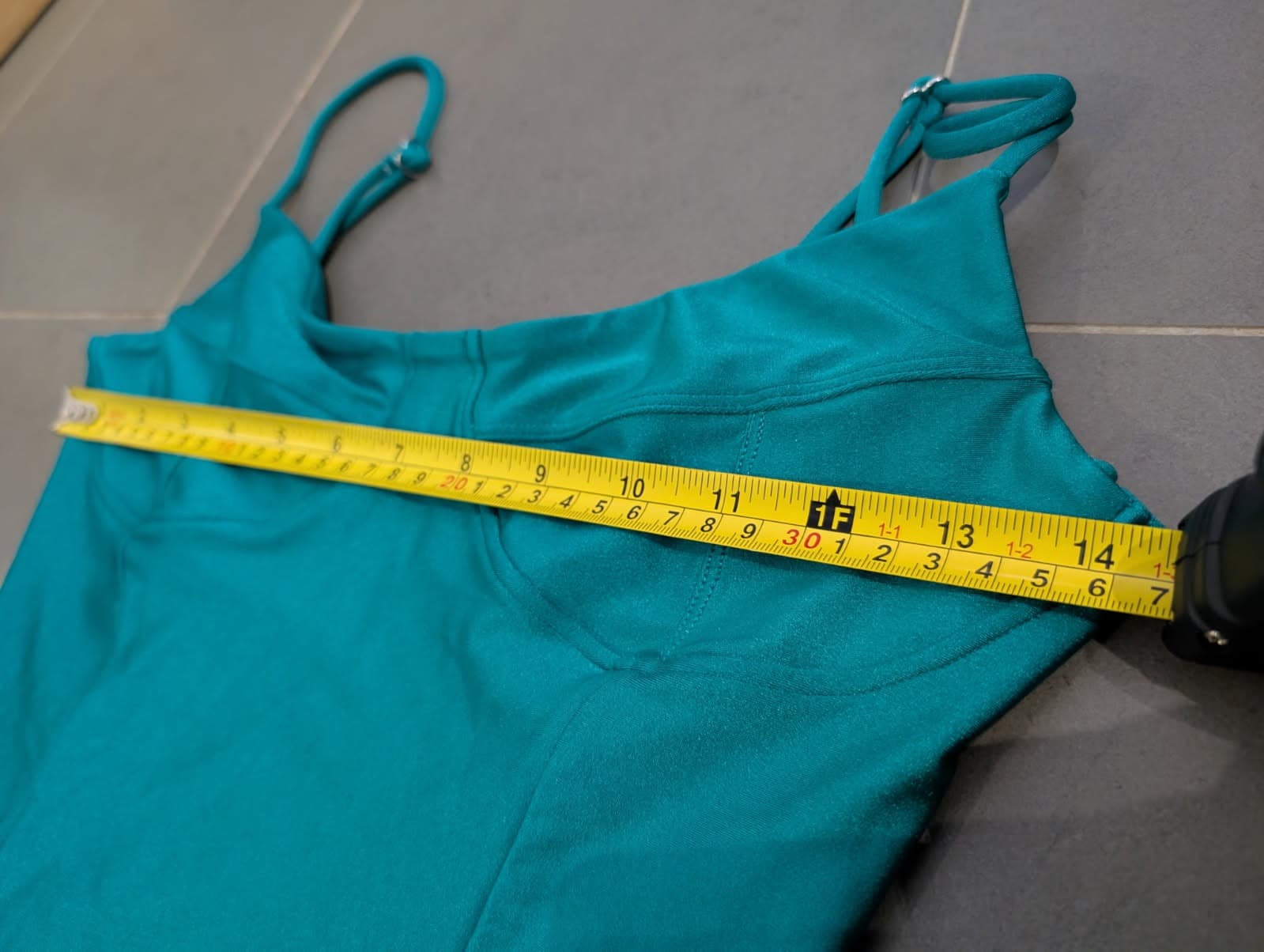 Nalla Turquoise Bustier One-Piece Swimsuit - Size M — photo 3 of 8
