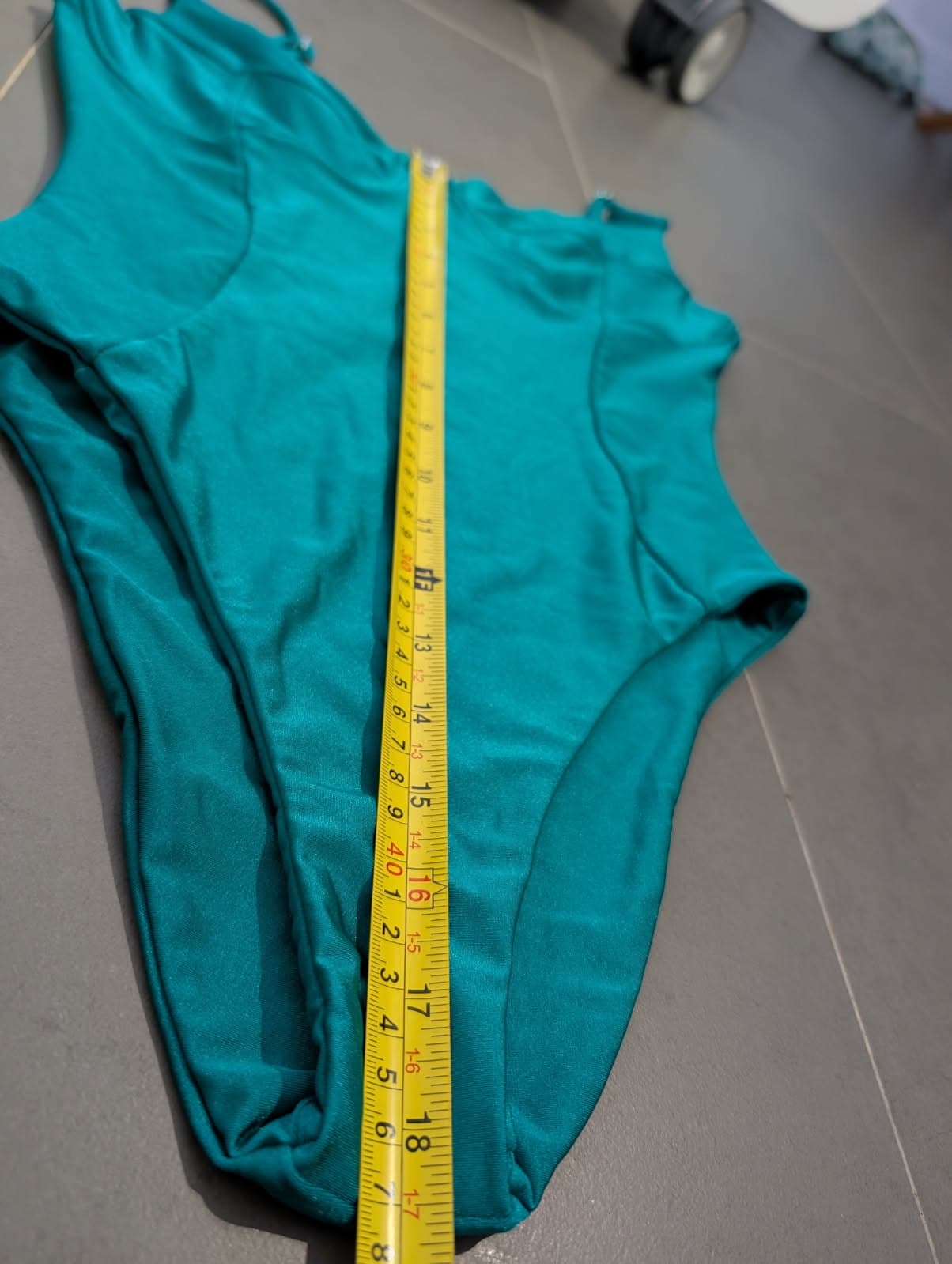 Nalla Turquoise Bustier One-Piece Swimsuit - Size M — photo 4 of 8
