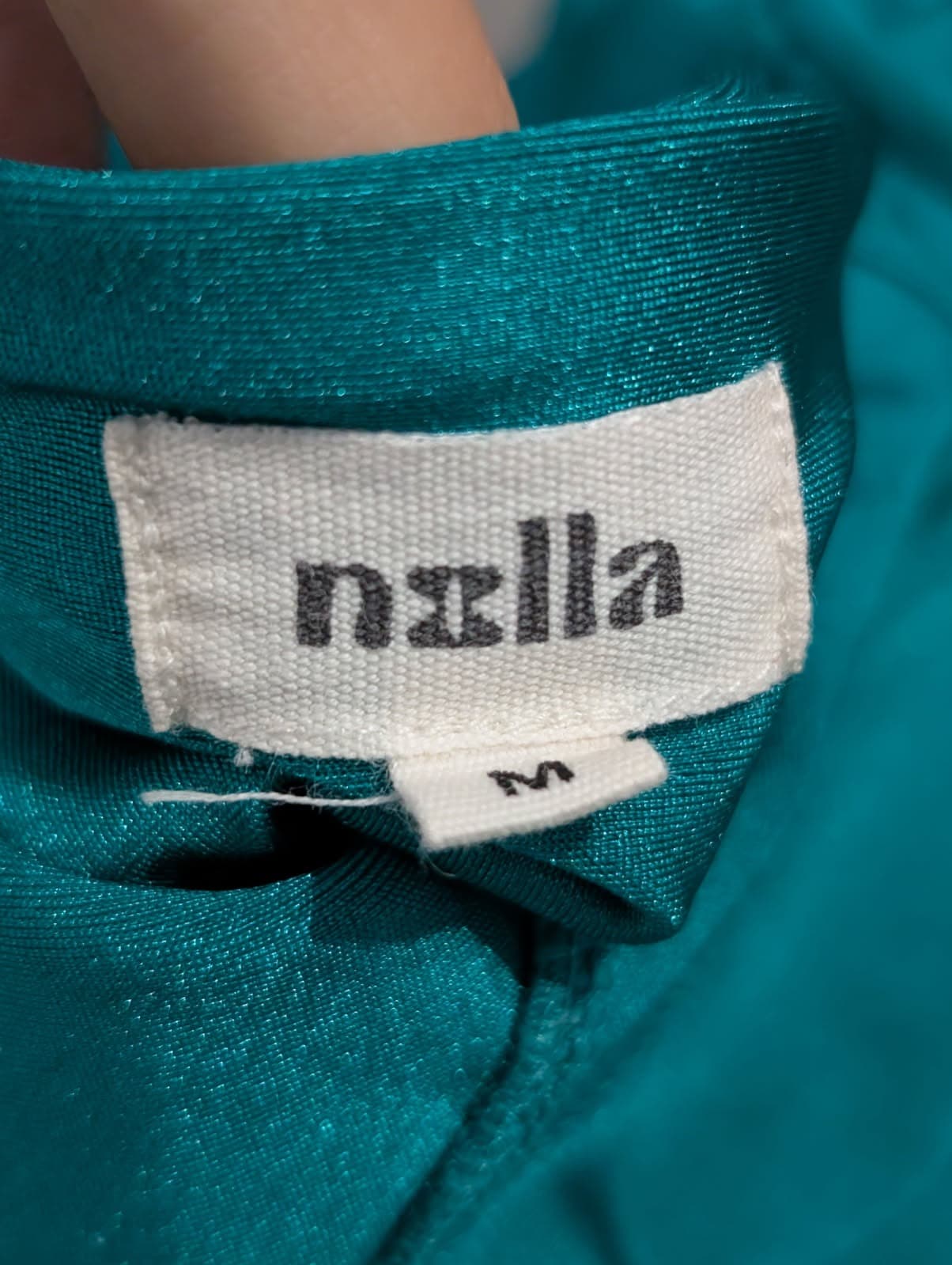 Nalla Turquoise Bustier One-Piece Swimsuit - Size M — photo 8 of 8