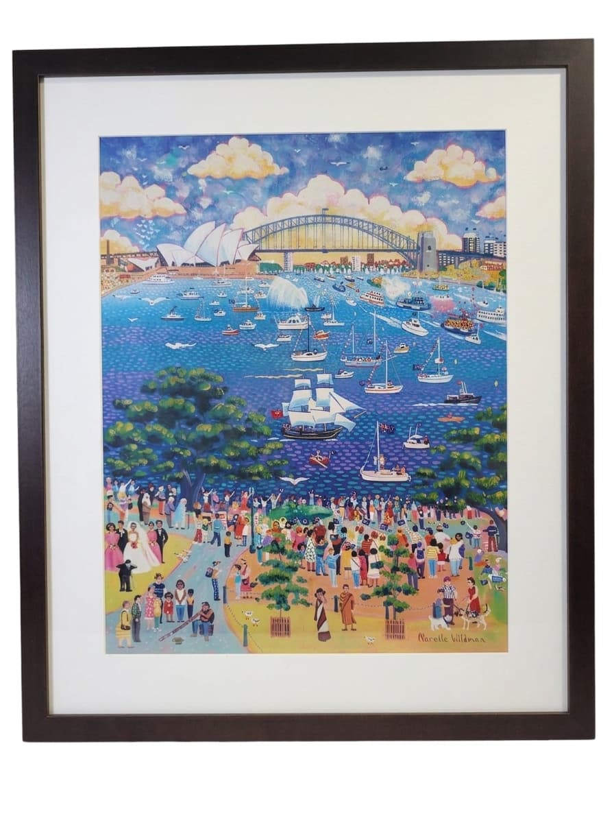 Narelle Wildman Sydney Harbour Framed Art Print - Signed — photo 1 of 8