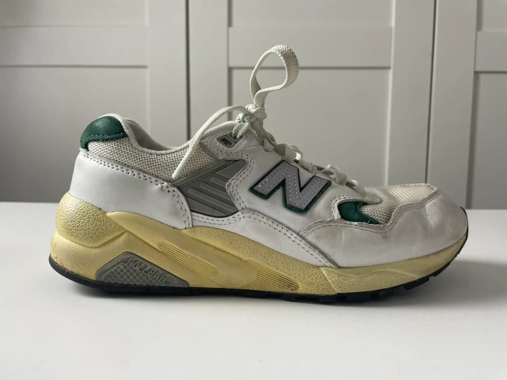 New Balance 580 Sneakers White Green Grey ROLLBAR Men's Shoes — photo 4 of 9