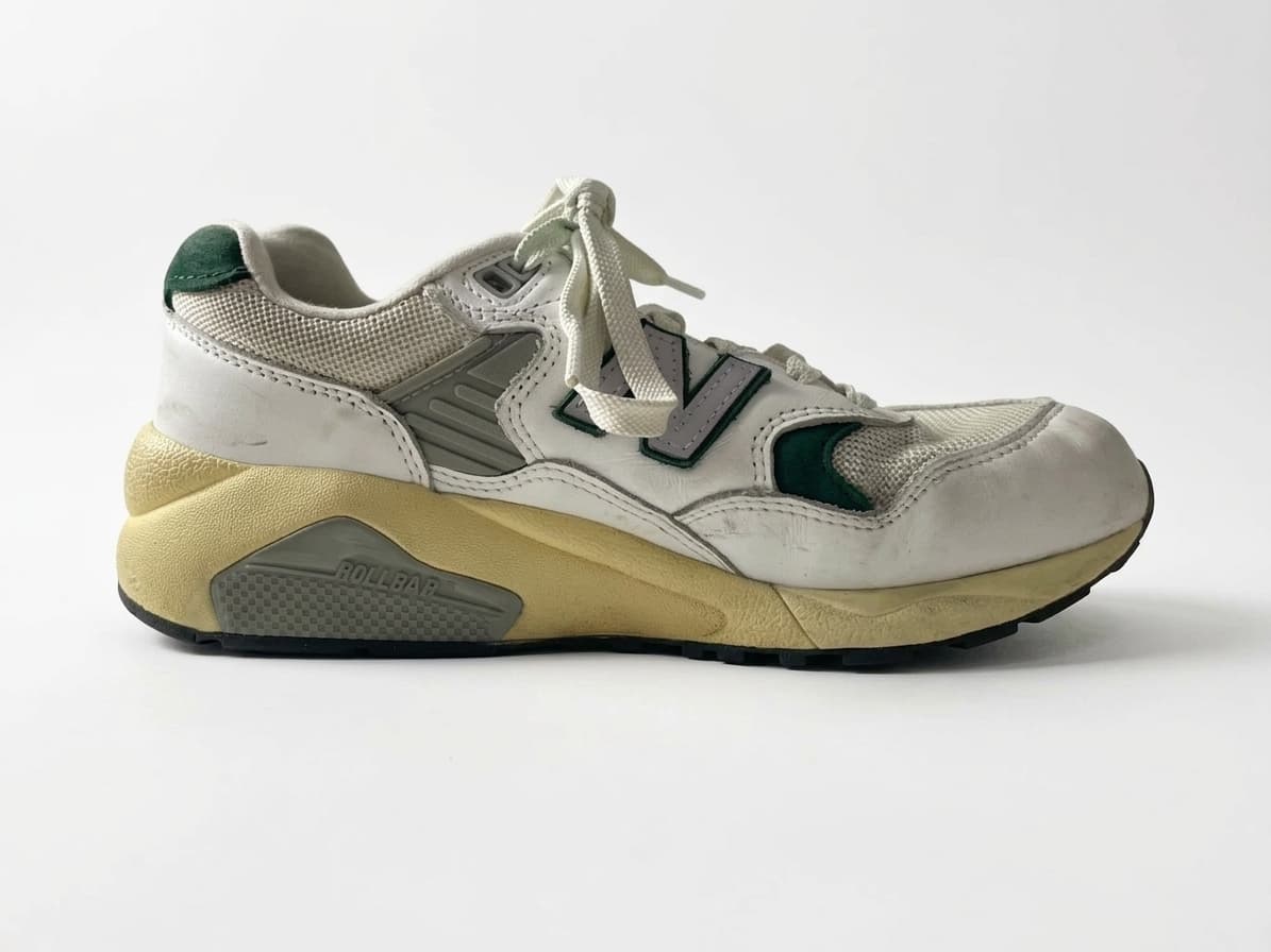 New Balance 580 Sneakers White Green Grey ROLLBAR Men's Shoes — photo 1 of 9